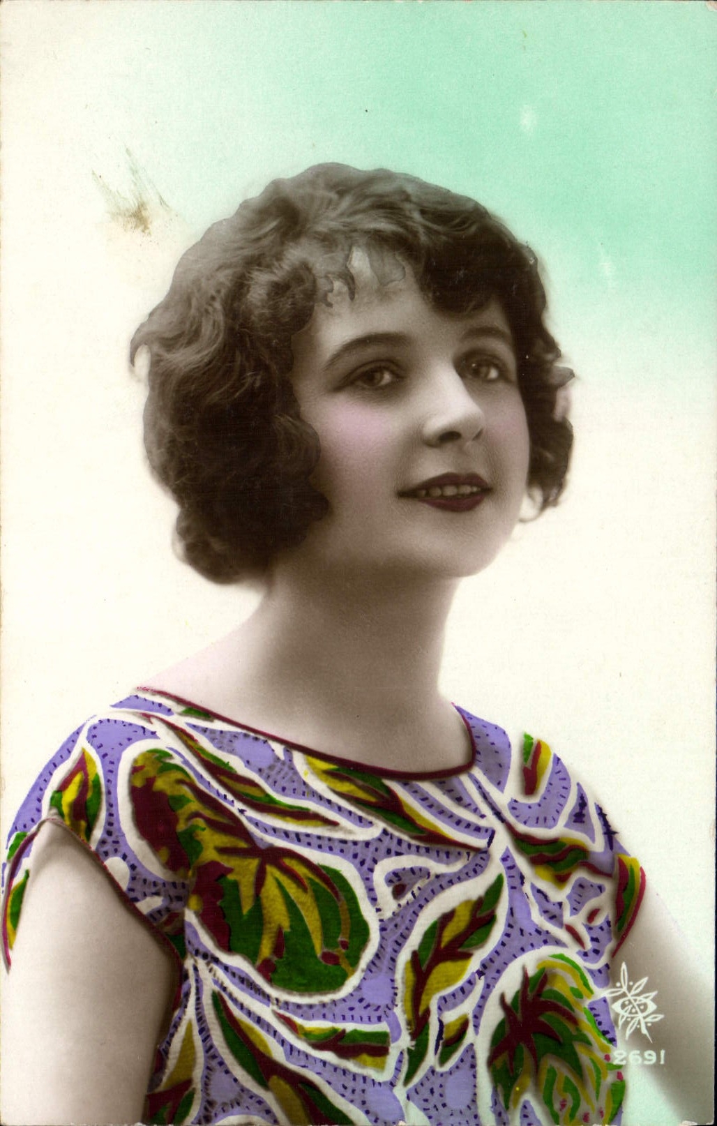 VINTAGE POSTCARD Fantasy Woman