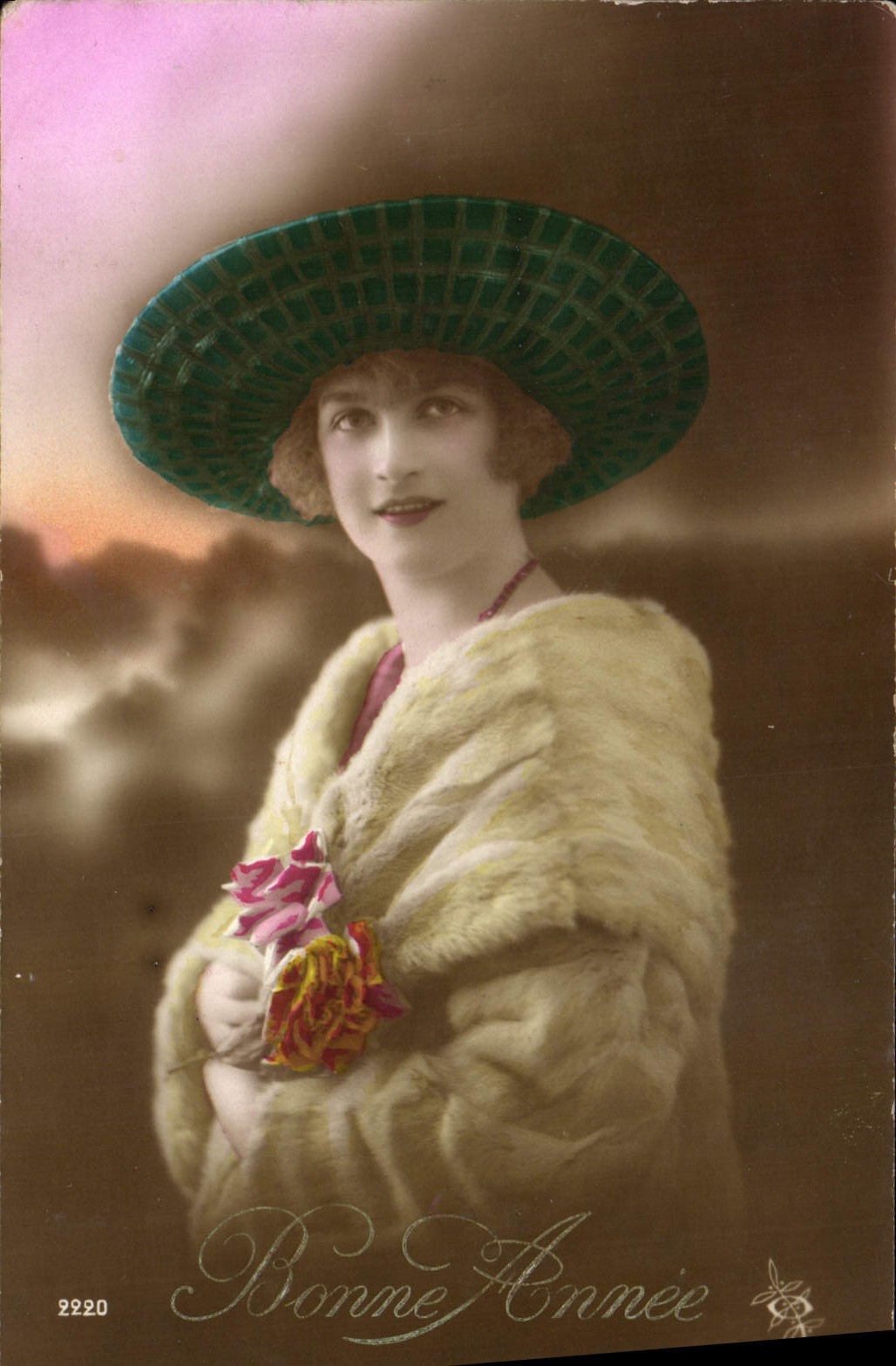 VINTAGE POSTCARD Fantasy Woman