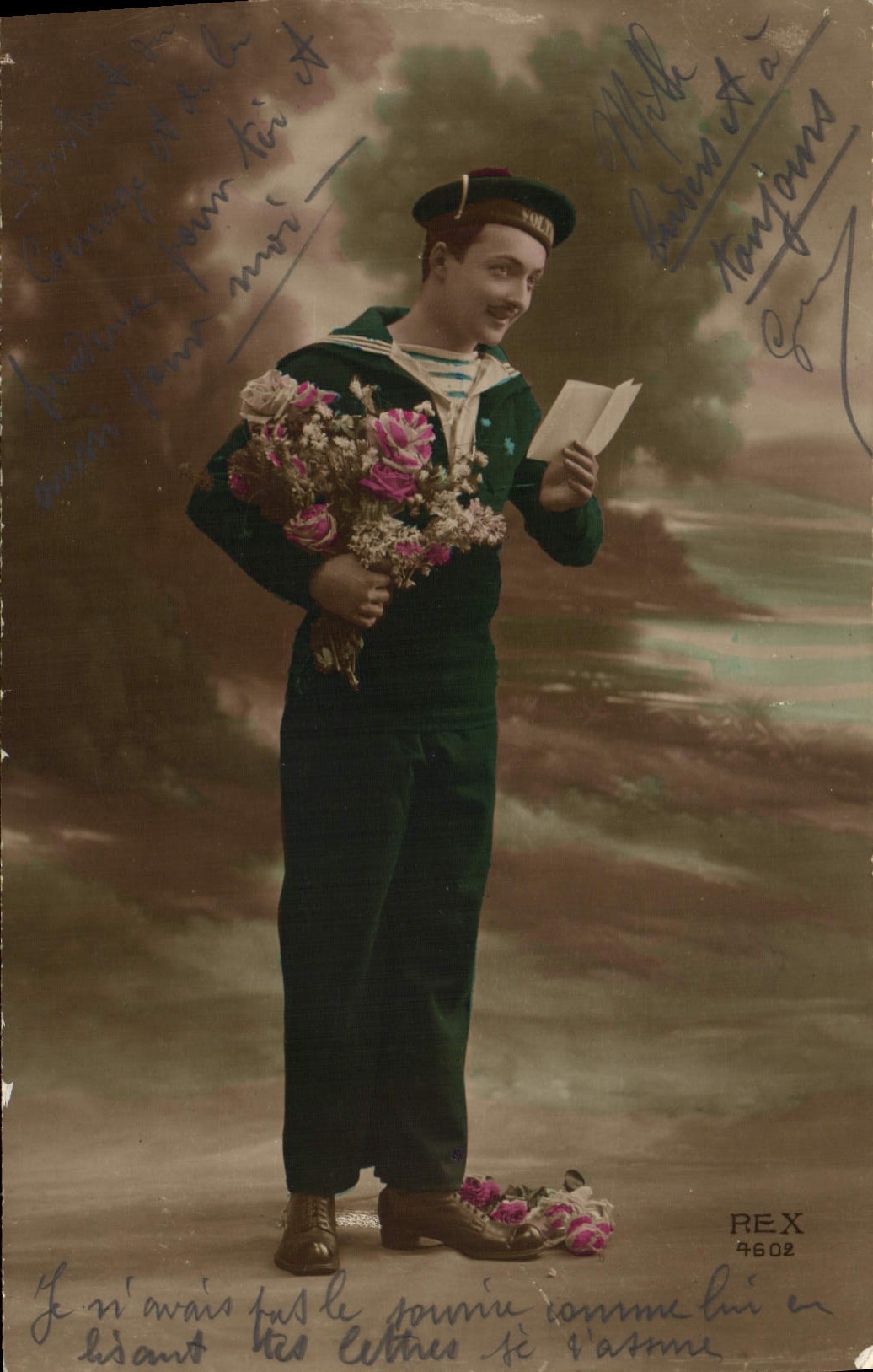 CPA Fantaisie Homme Marin 