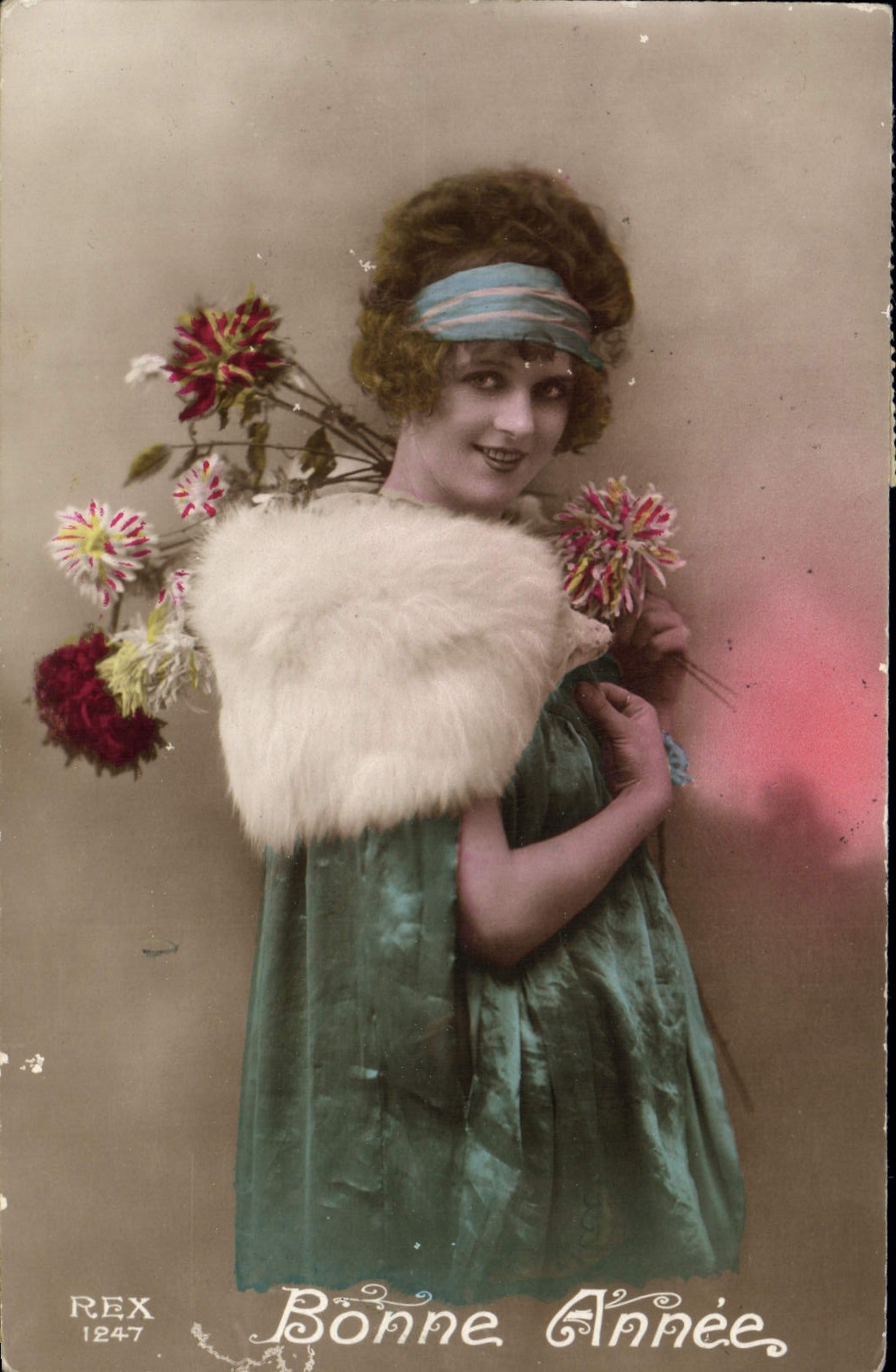 VINTAGE POSTCARD Fantasy Woman