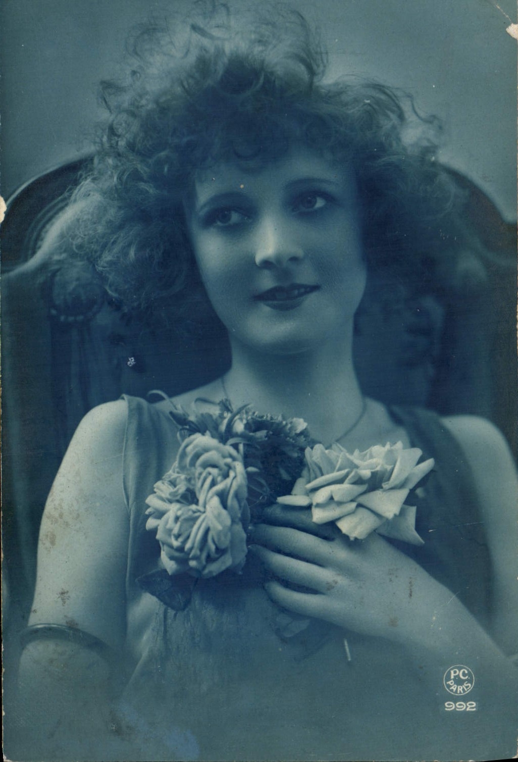 VINTAGE POSTCARD Fantasy Woman