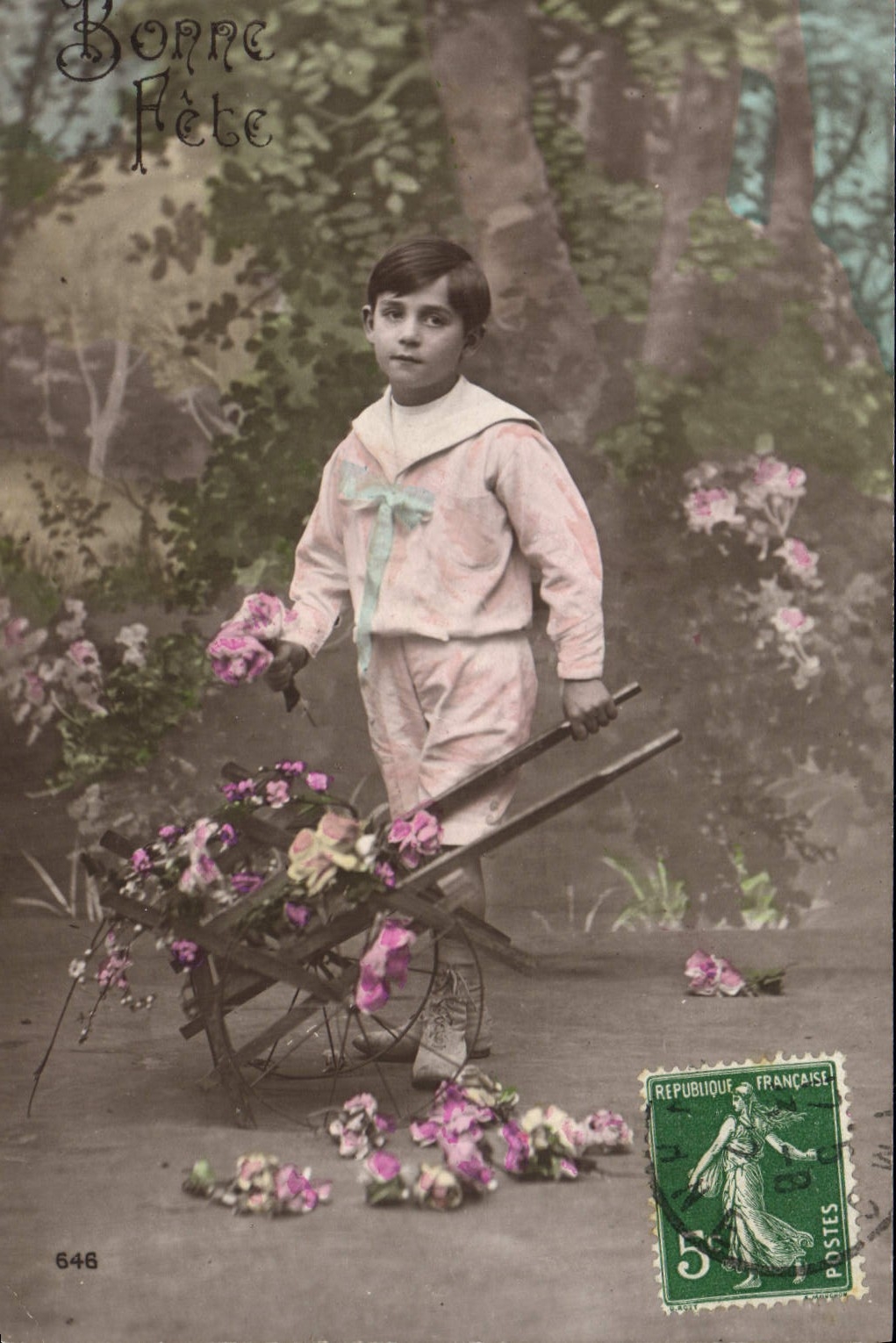 VINTAGE POSTCARD Fantasy Child