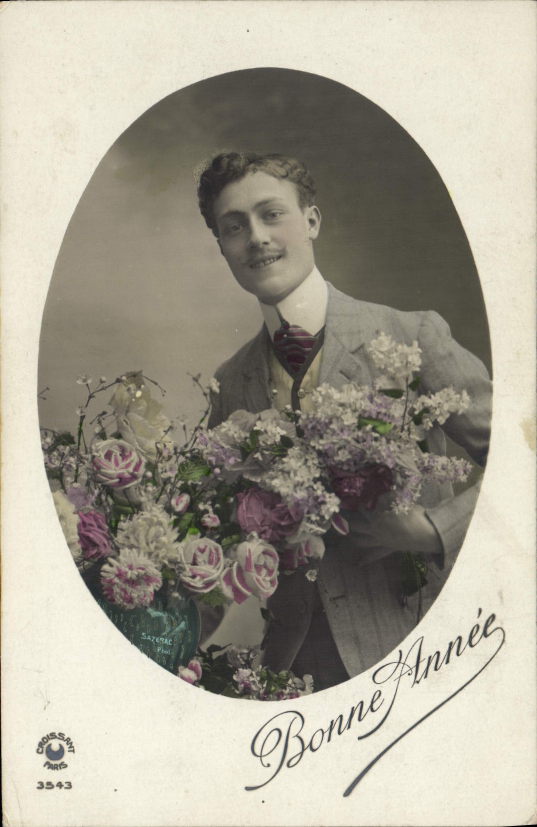 VINTAGE POSTCARD Fantasy Man