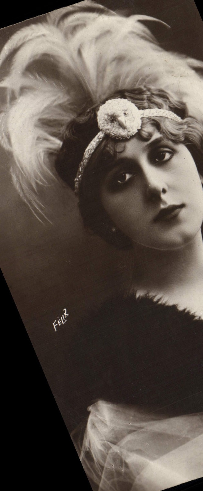 VINTAGE POSTCARD Fantasy Woman