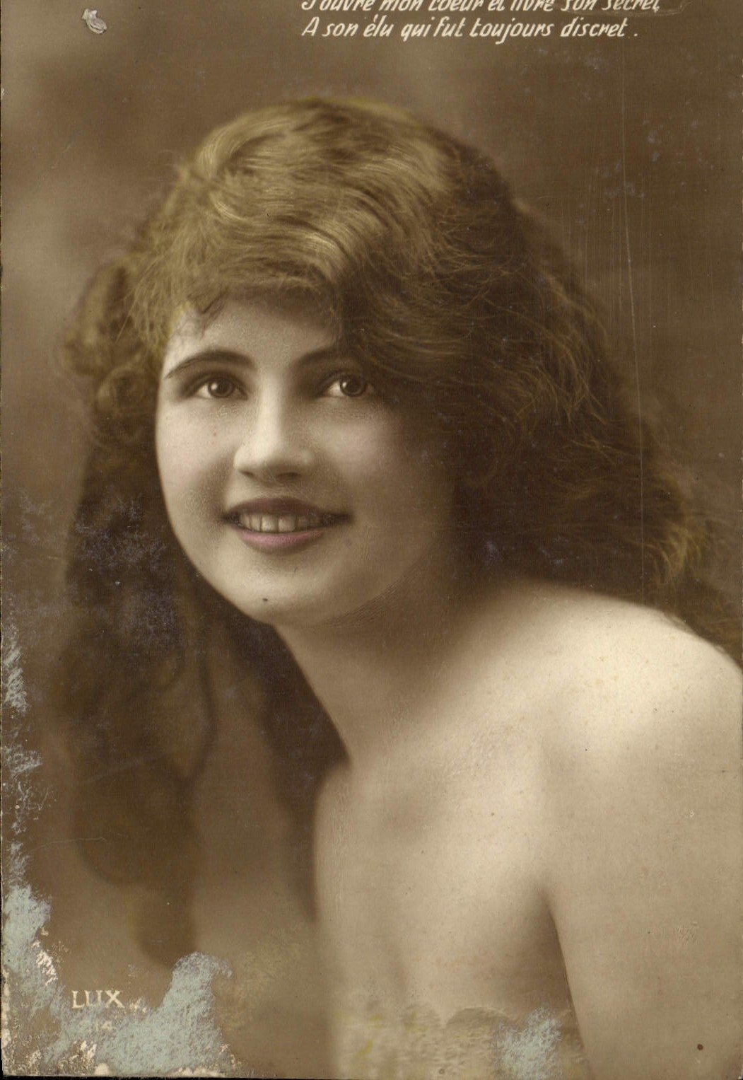 VINTAGE POSTCARD Fantasy Woman