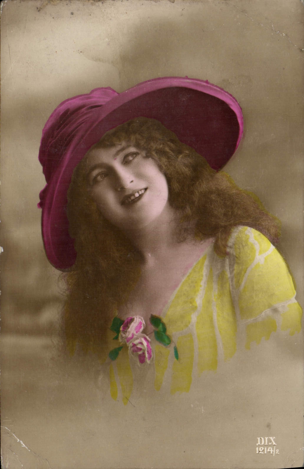 VINTAGE POSTCARD Fantasy Woman