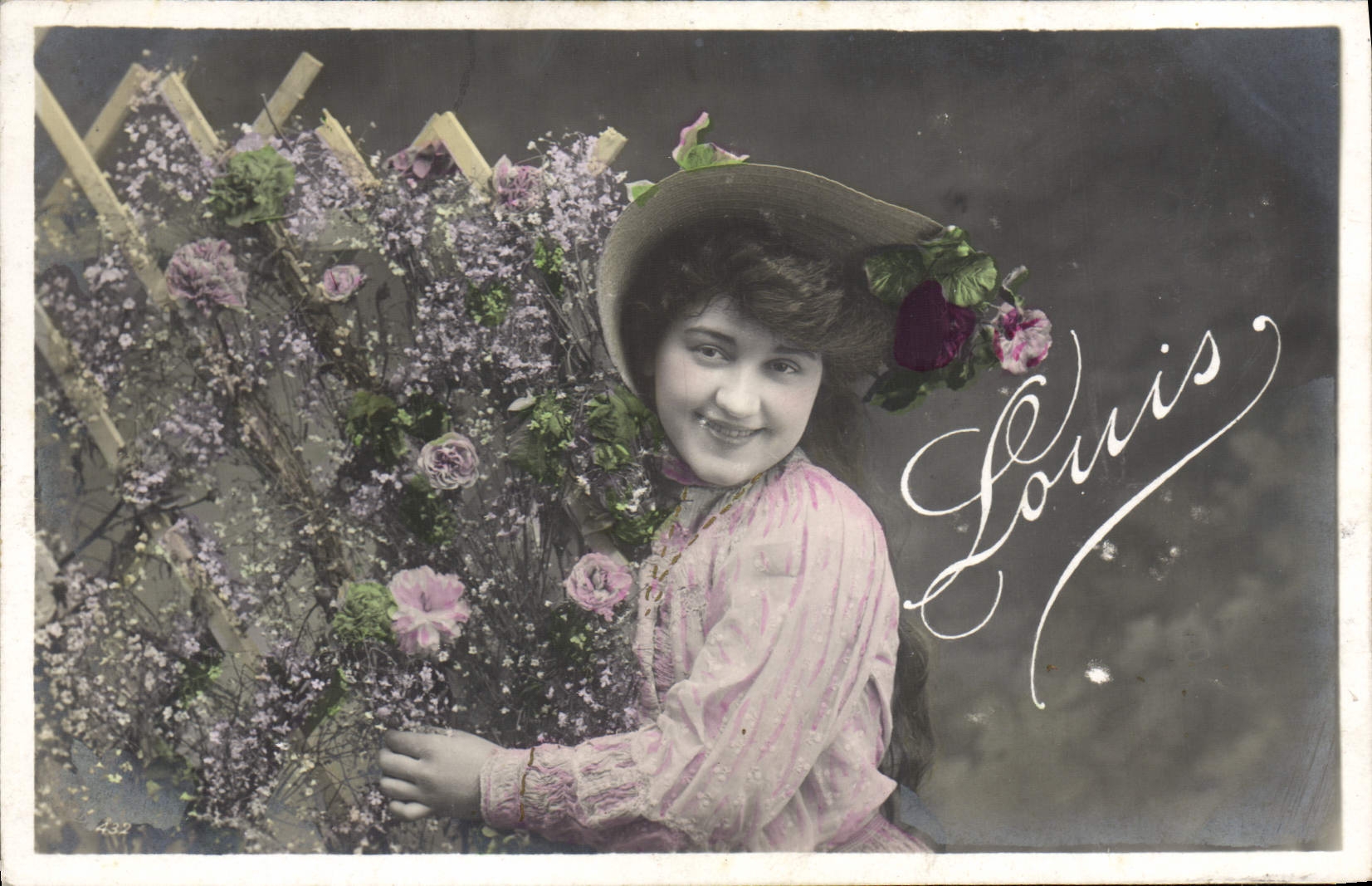 CPA Fantaisie Femme Louis