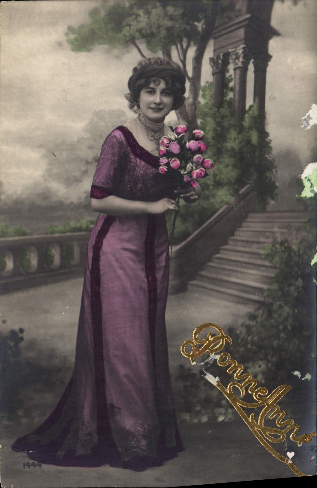 VINTAGE POSTCARD Fantasy Woman