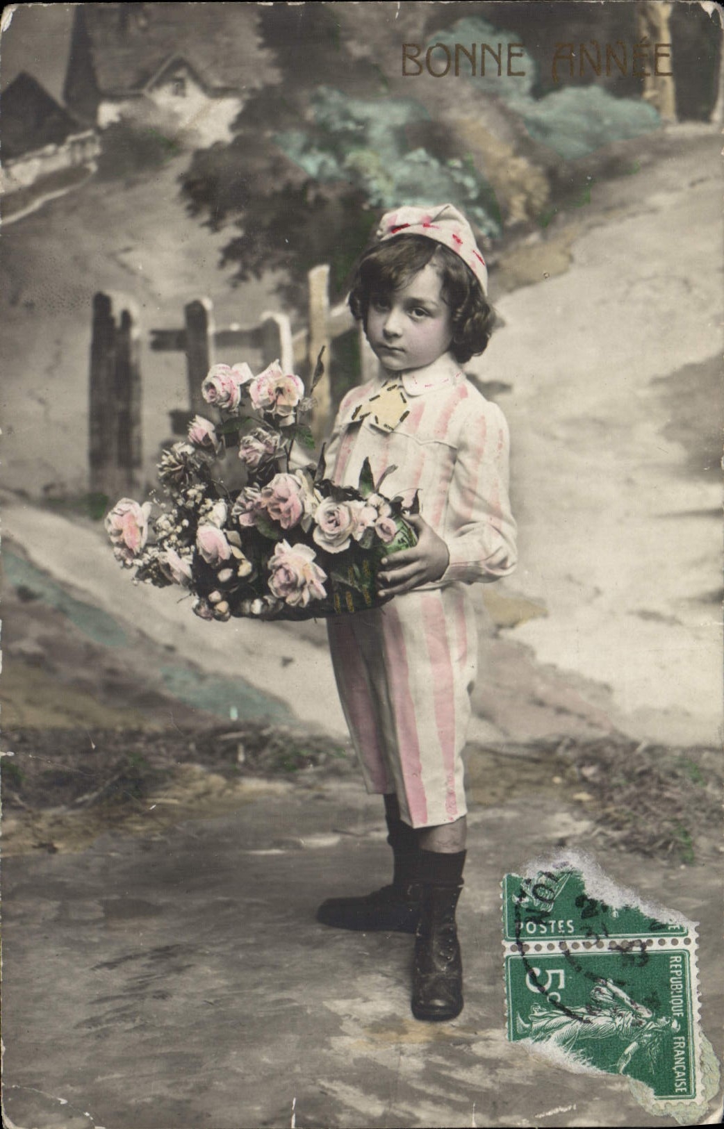 VINTAGE POSTCARD Fantasy Child