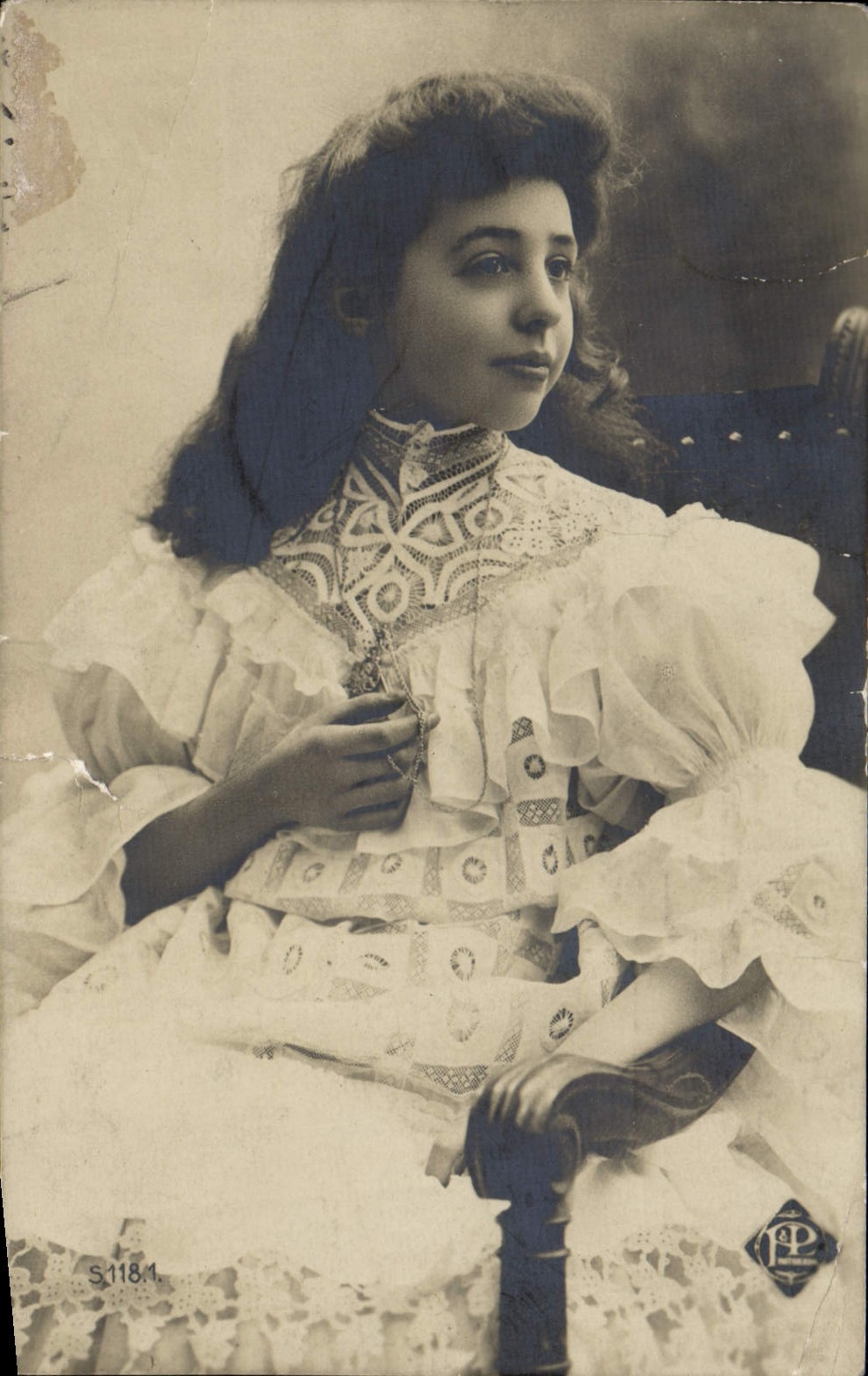 VINTAGE POSTCARD Fantasy Woman