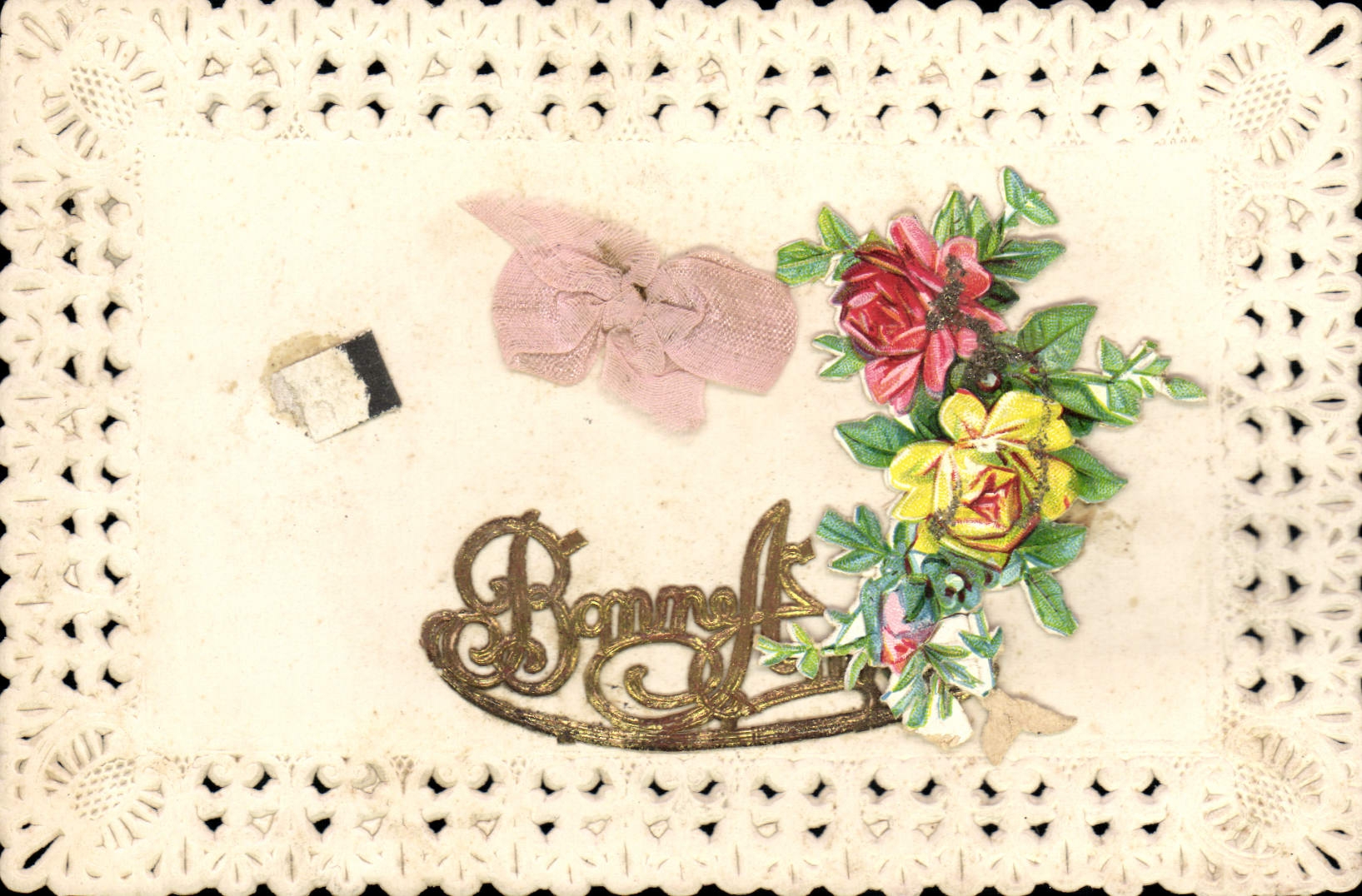 VINTAGE POSTCARD Brodee Fantasy Flowers