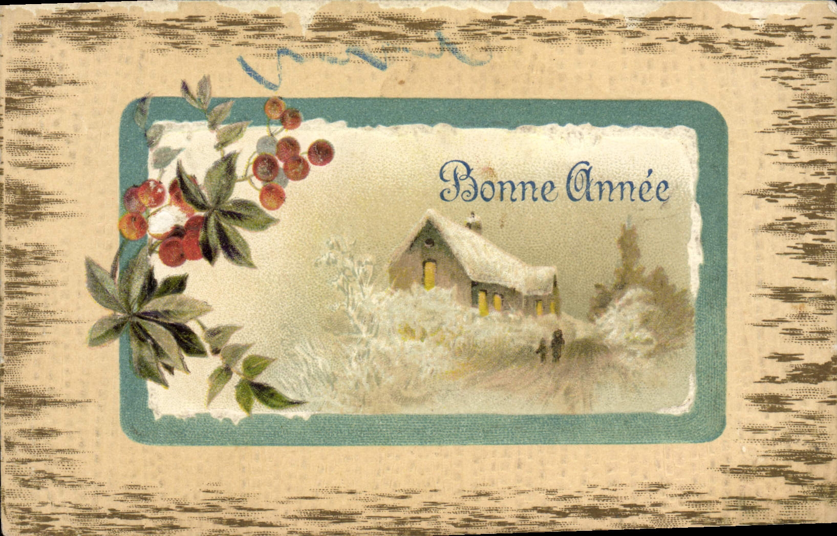 VINTAGE POSTCARD Fantasy Happy New Year