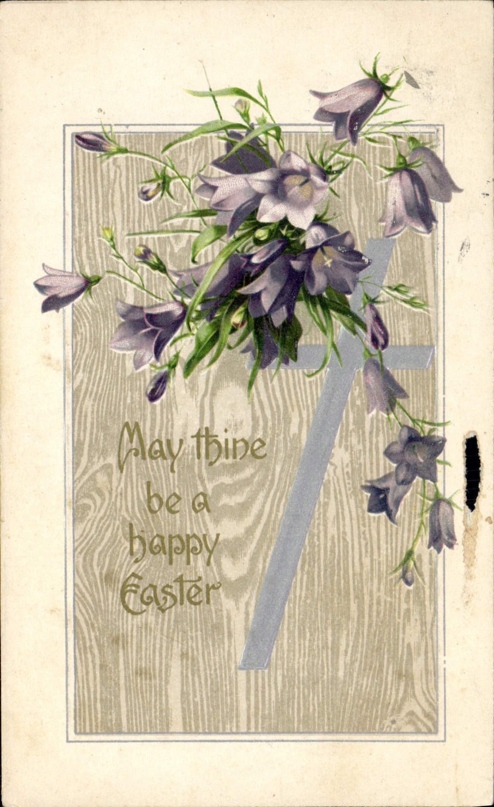 Flores de la fantasía de la POSTAL de la VENDIMIA