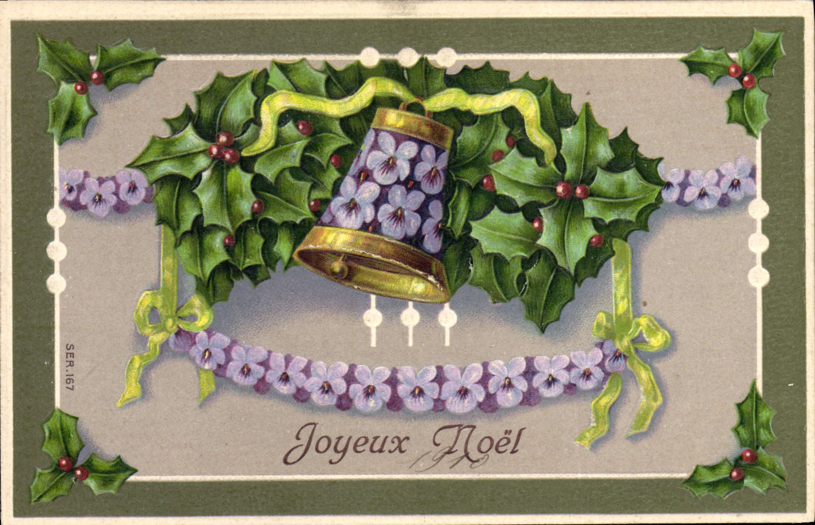 VINTAGE POSTCARD Fantasy Flowers