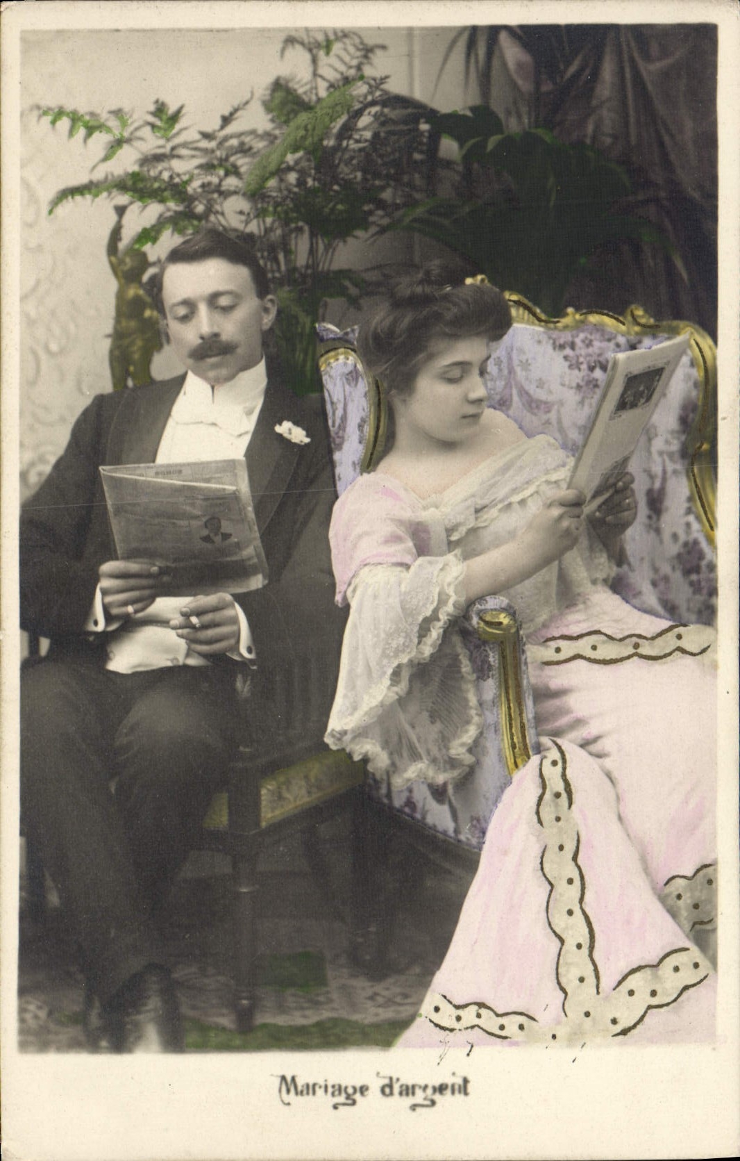 VINTAGE POSTCARD Fantasy Woman