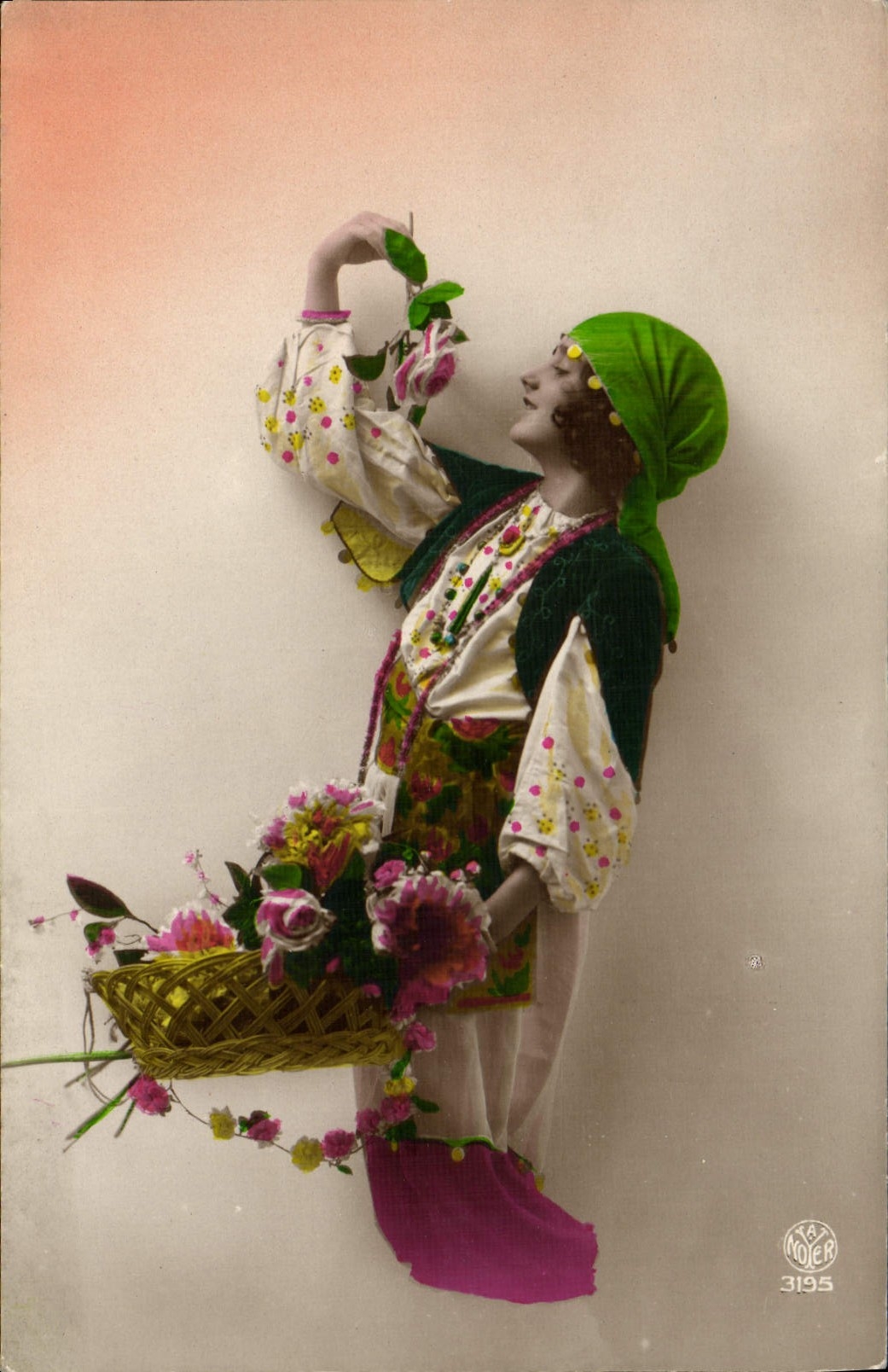 VINTAGE POSTCARD Fantasy Woman