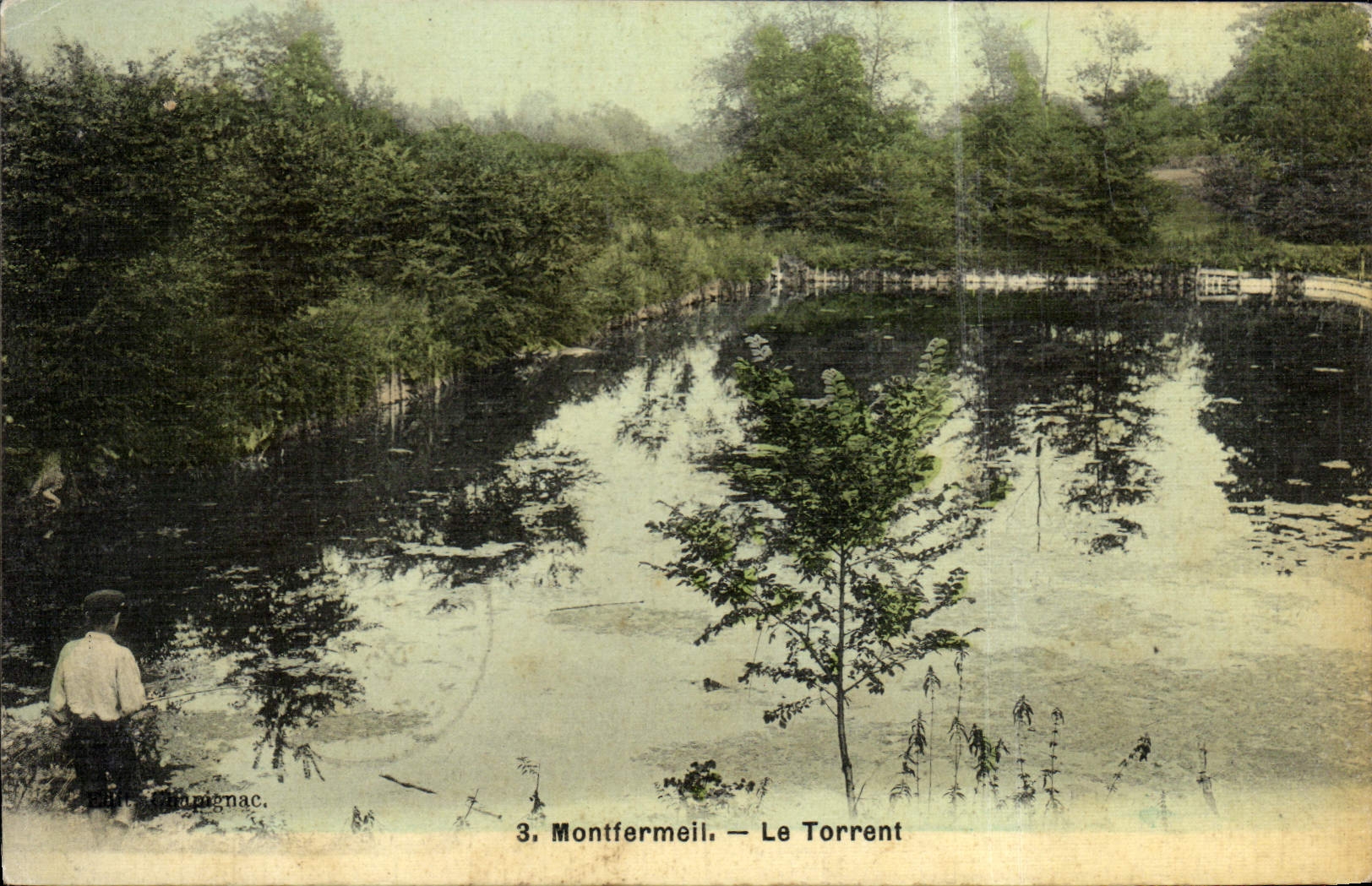 CPA Montfermeil Le Torrent (carte toilee)