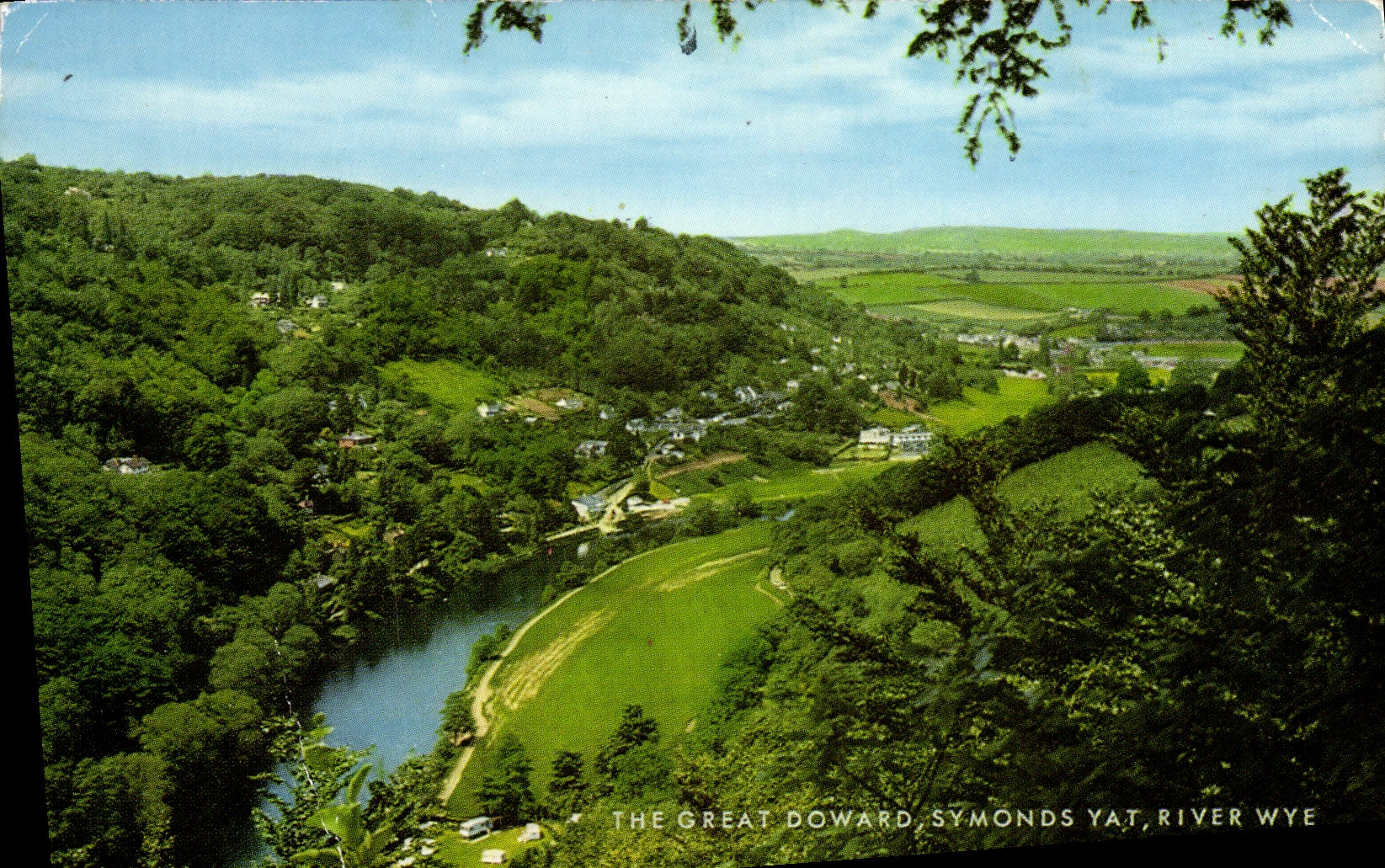 MODERN CARD The Great Doward Symonds Yat To rivet Wye