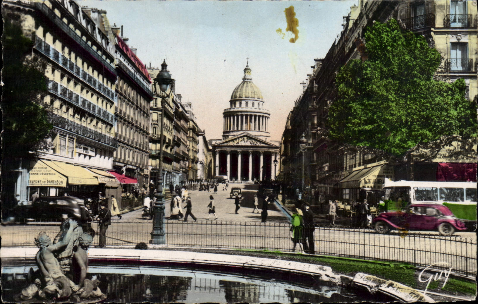 CPM Paris Et Ses Merveilles Rue Soufflot Et Le Pantheon