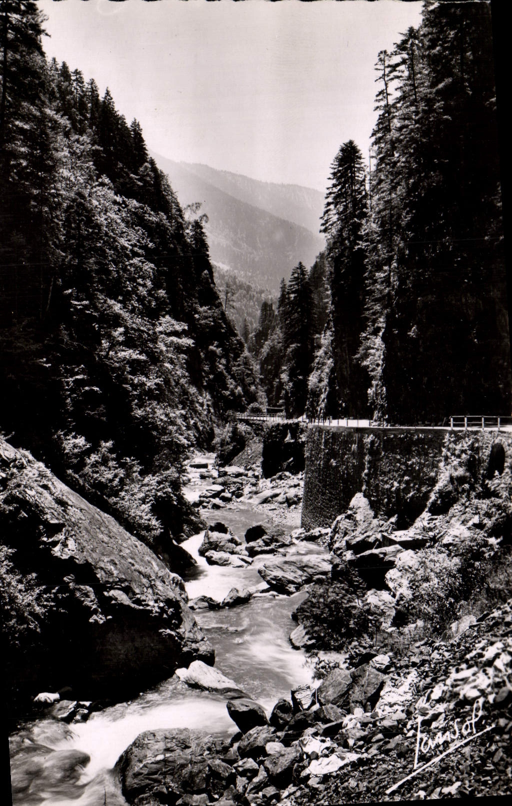 MODERN CARD the Falls De I' Arly