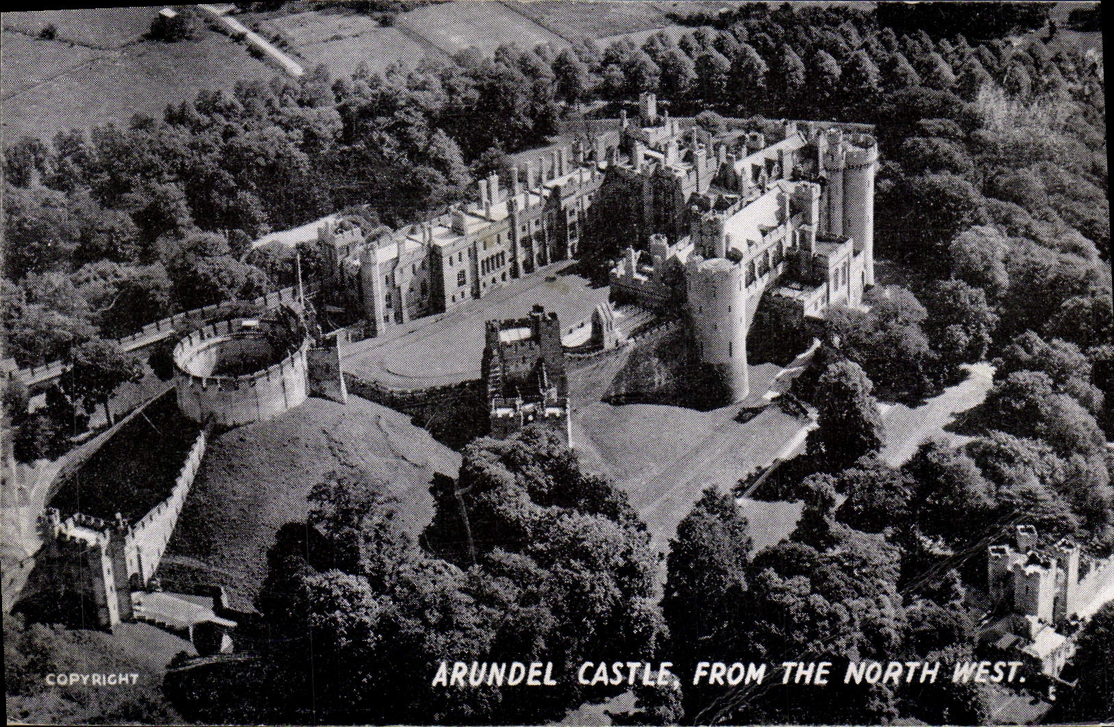 CPA Arundel Castle From The North West