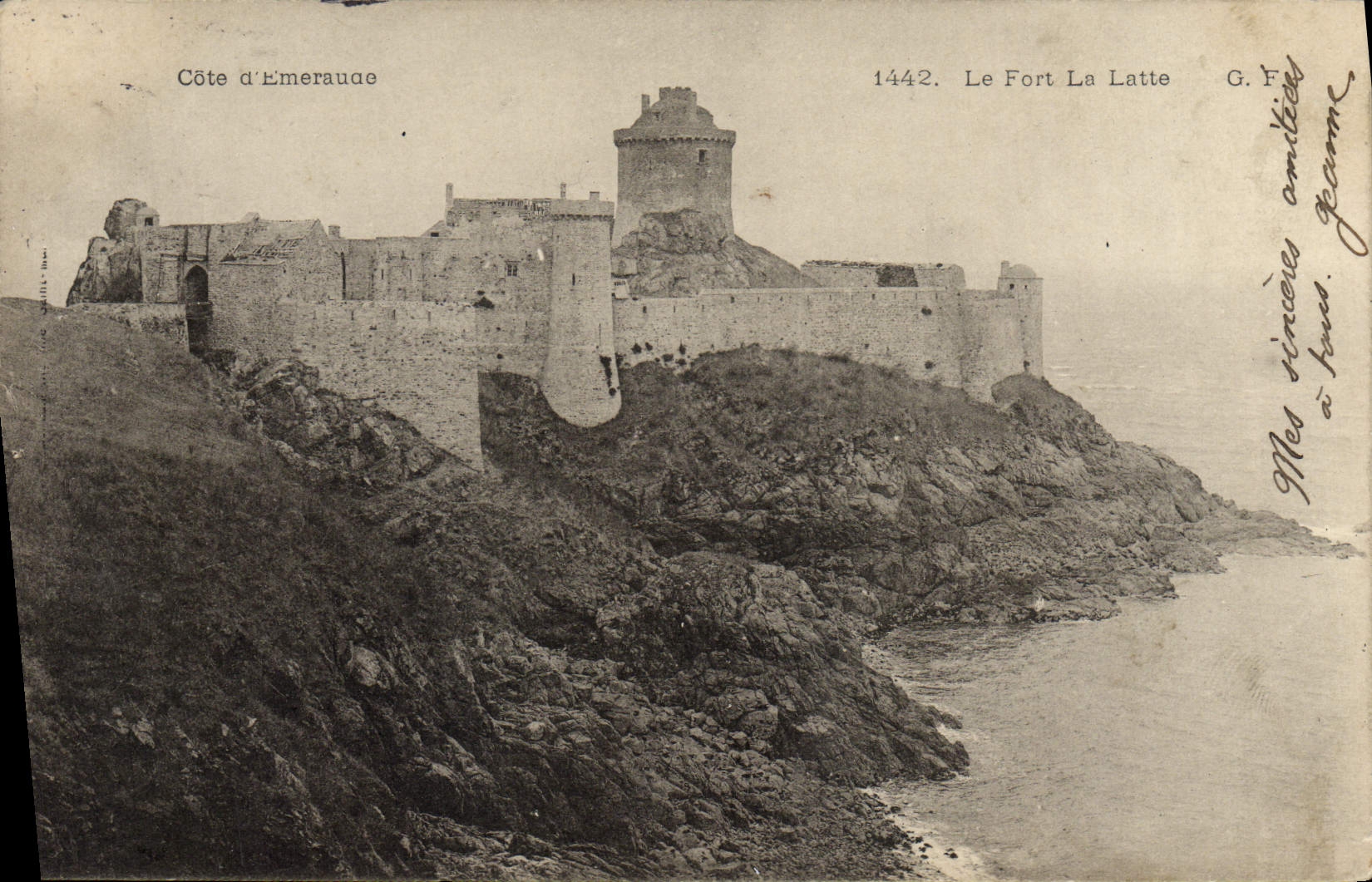 VINTAGE POSTCARD the Fort the Slat