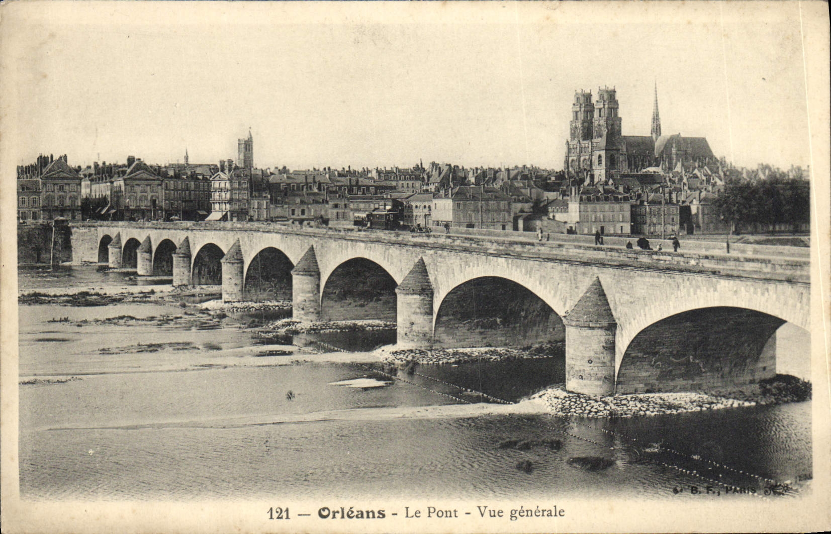 CPA Orleans Le Pont Vue Generale