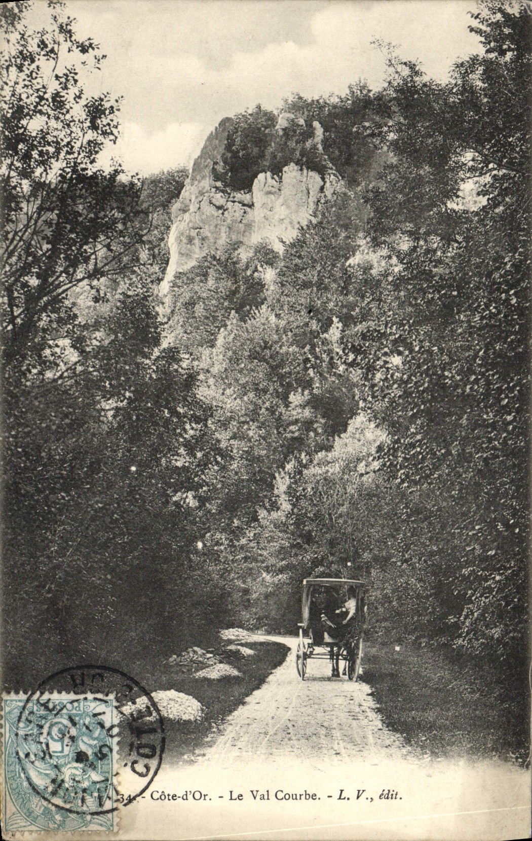 CPA Cote d'Or Le Val Courbe