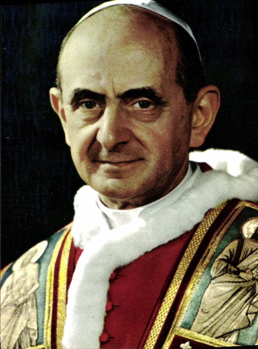 MODERN CARD Paulus PP VI