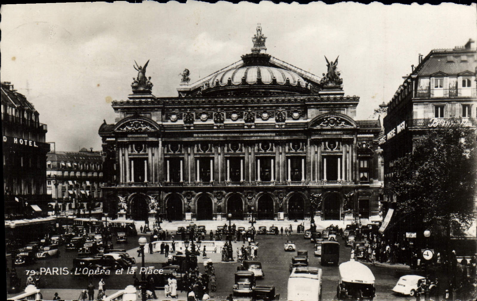 CPM Paris L'Opera et la Place
