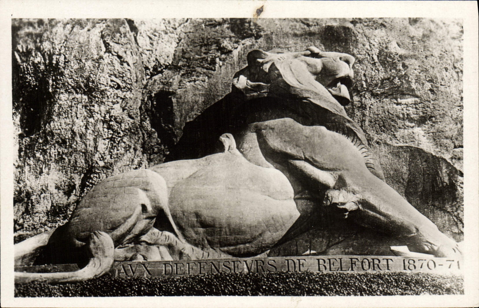 MODERN CARD Belfort the Bartholdi Lion