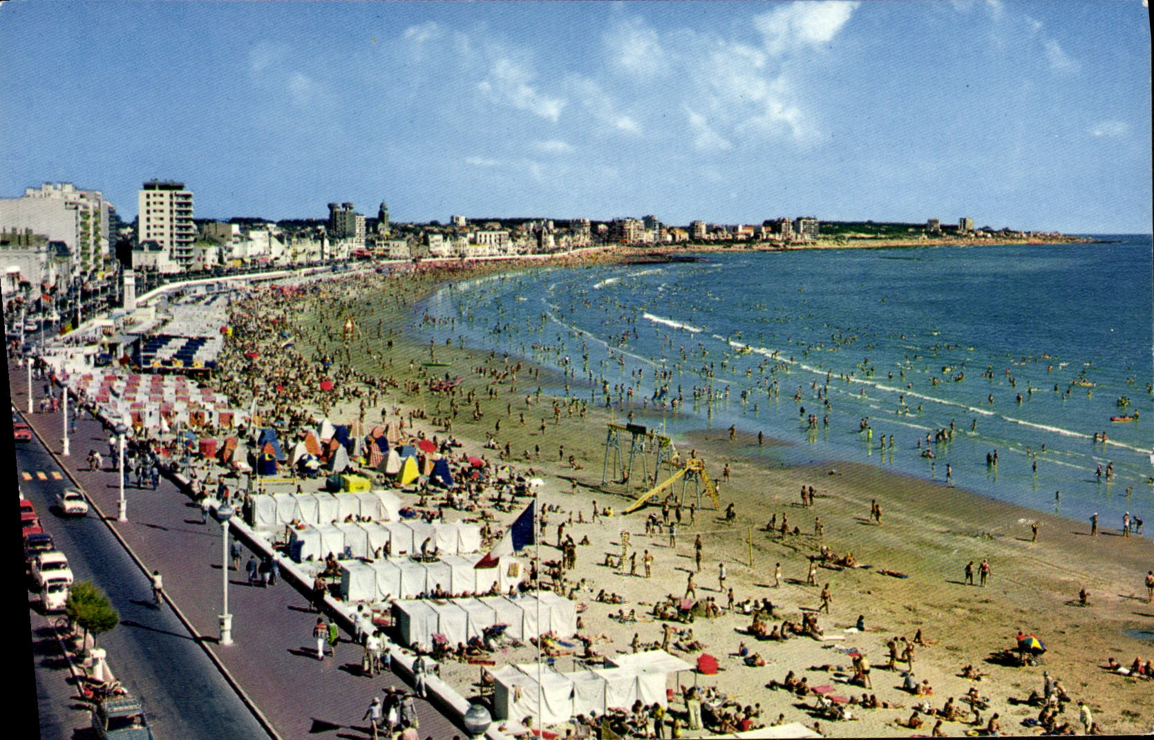 MODERN CARD Sables d'Olonne the Beach