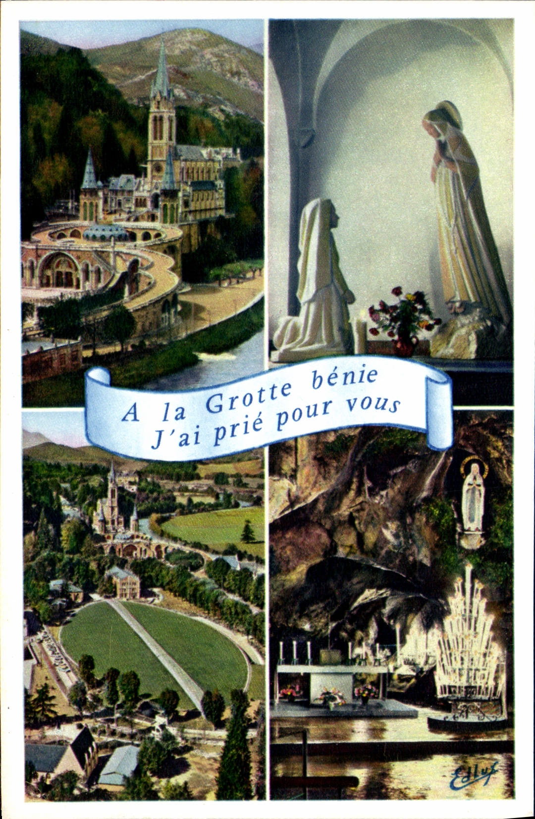 MODERN CARD Heavy the Basilica I' Apparition