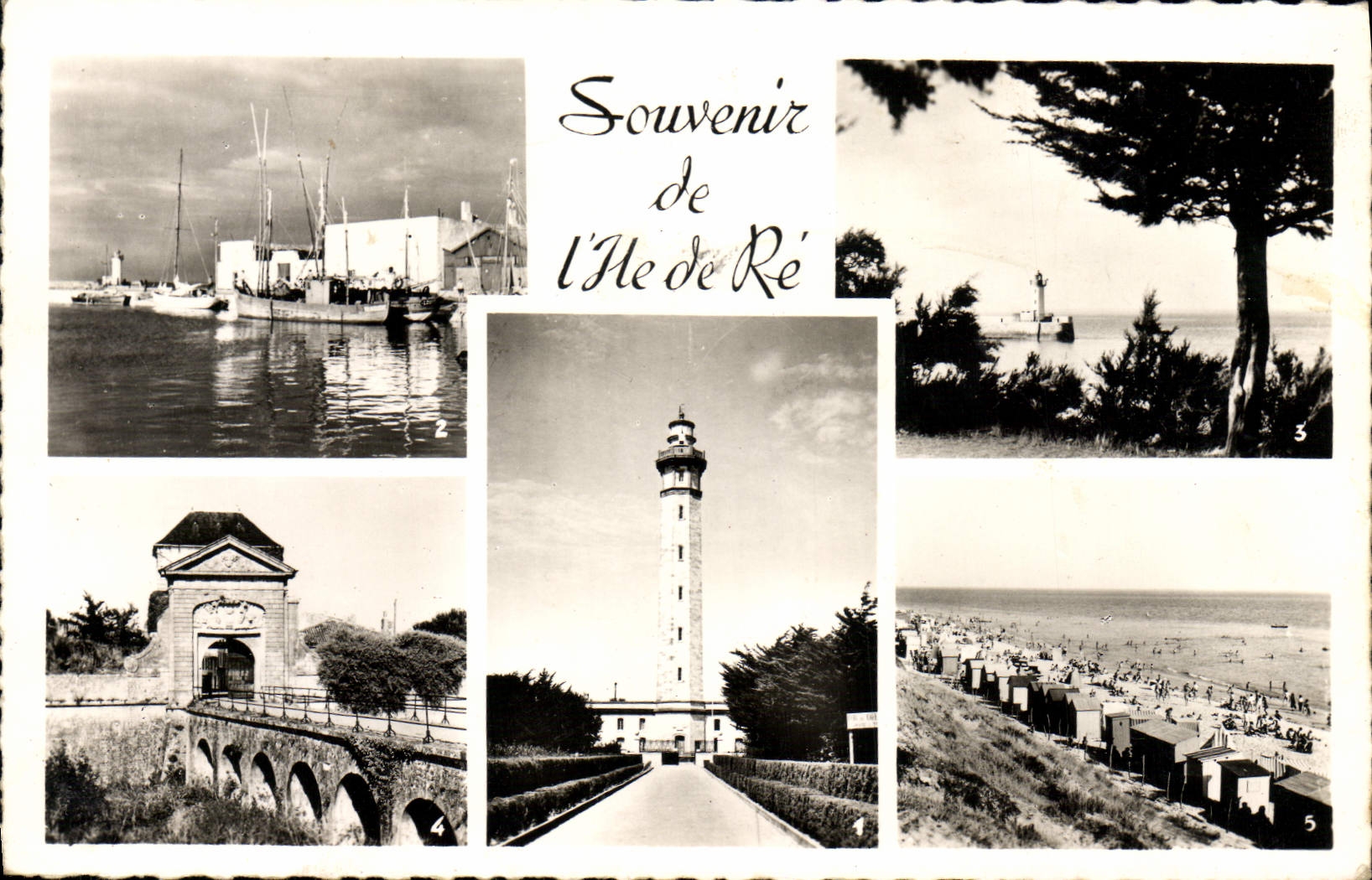 CPM Souvenir De I'Ile De Re Phare 