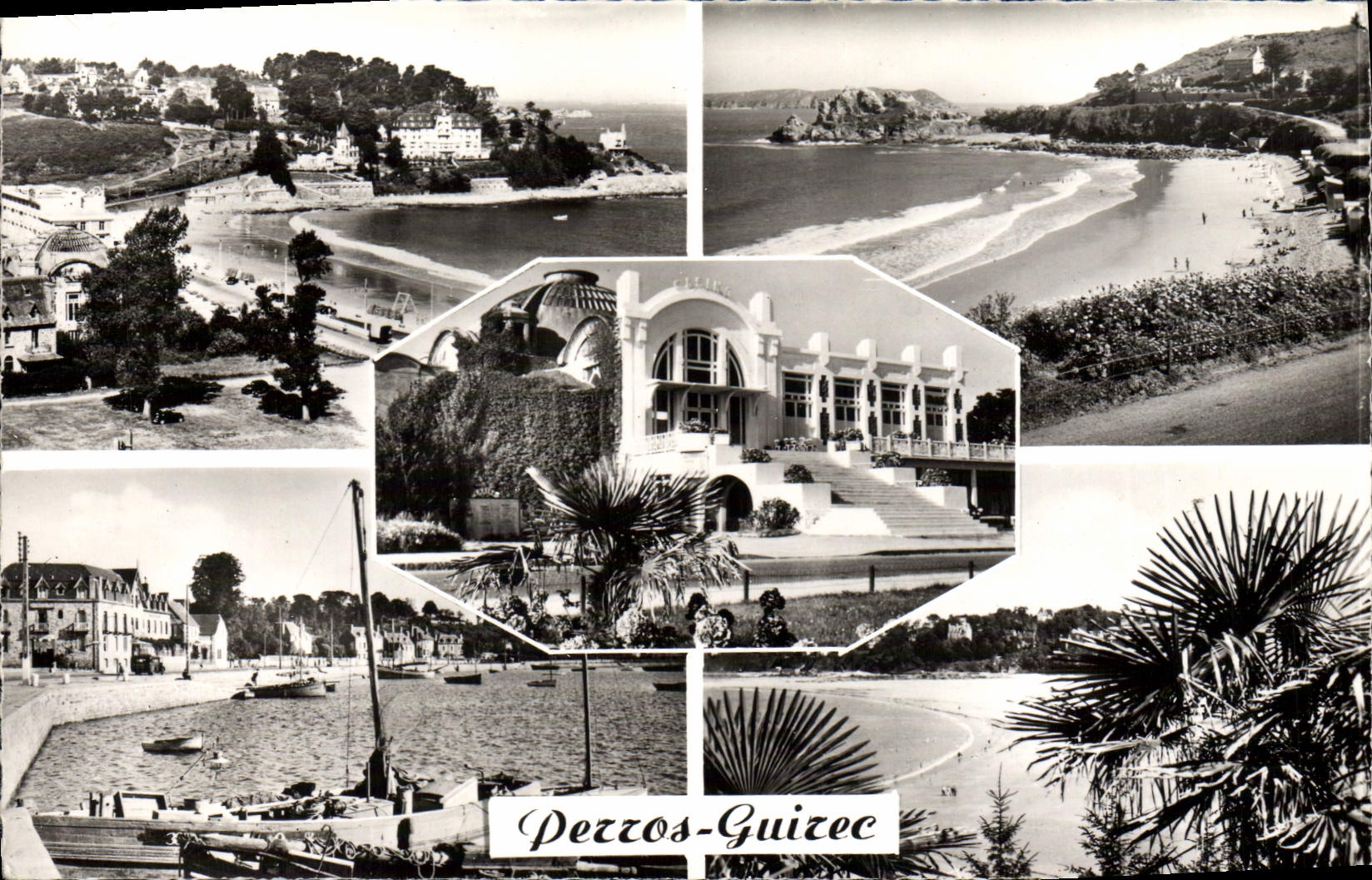 CPM Perros Guirec Le Casino Le Port Plage De Trestraou