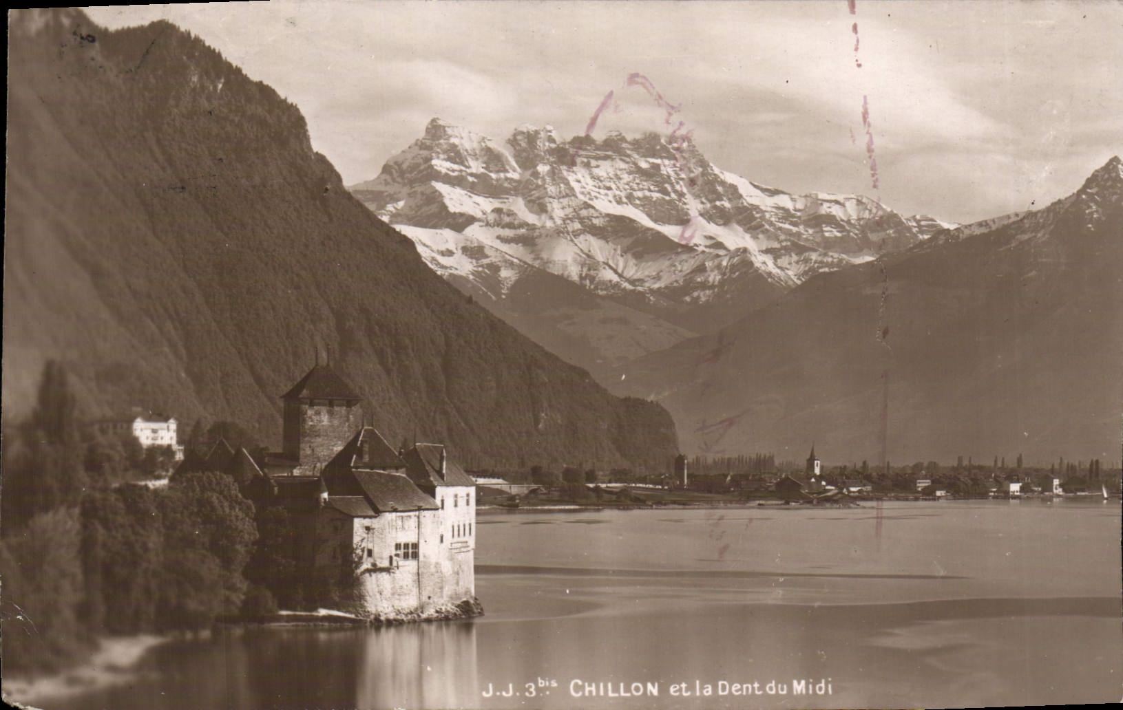 CPA Chillon Et La Dent Du Midi