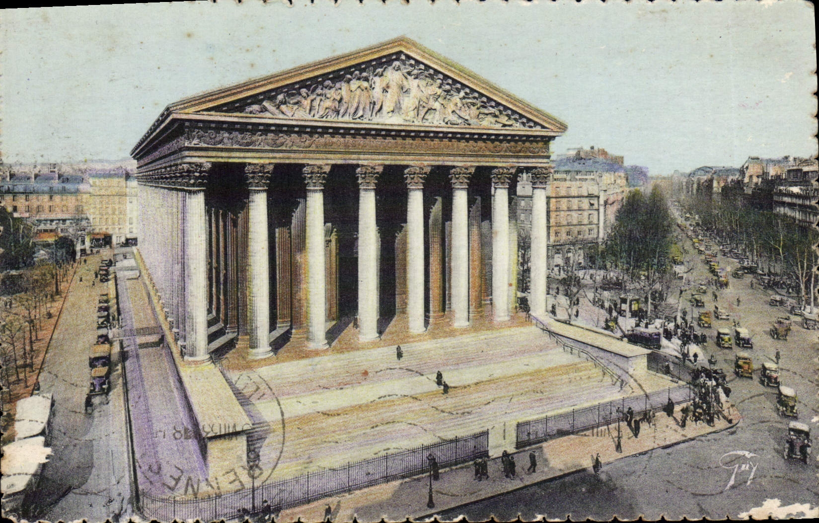 MODERN CARD Paris the Madeleine