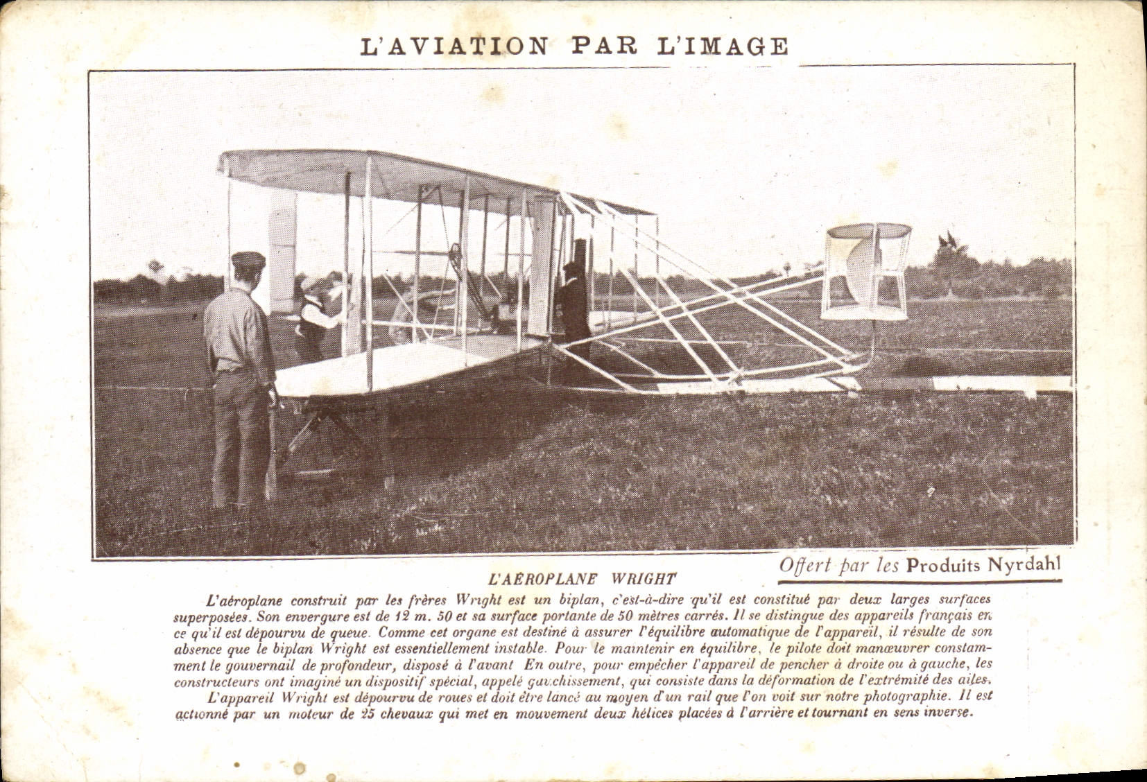 CPA Aviation Avion Aeroplane Wright 