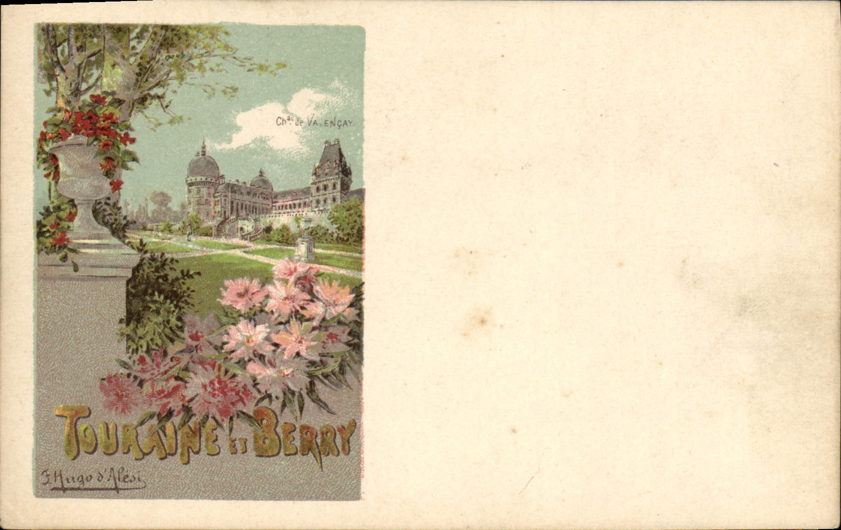 CPA Fantaisie Illustrateur Touraine et Berry