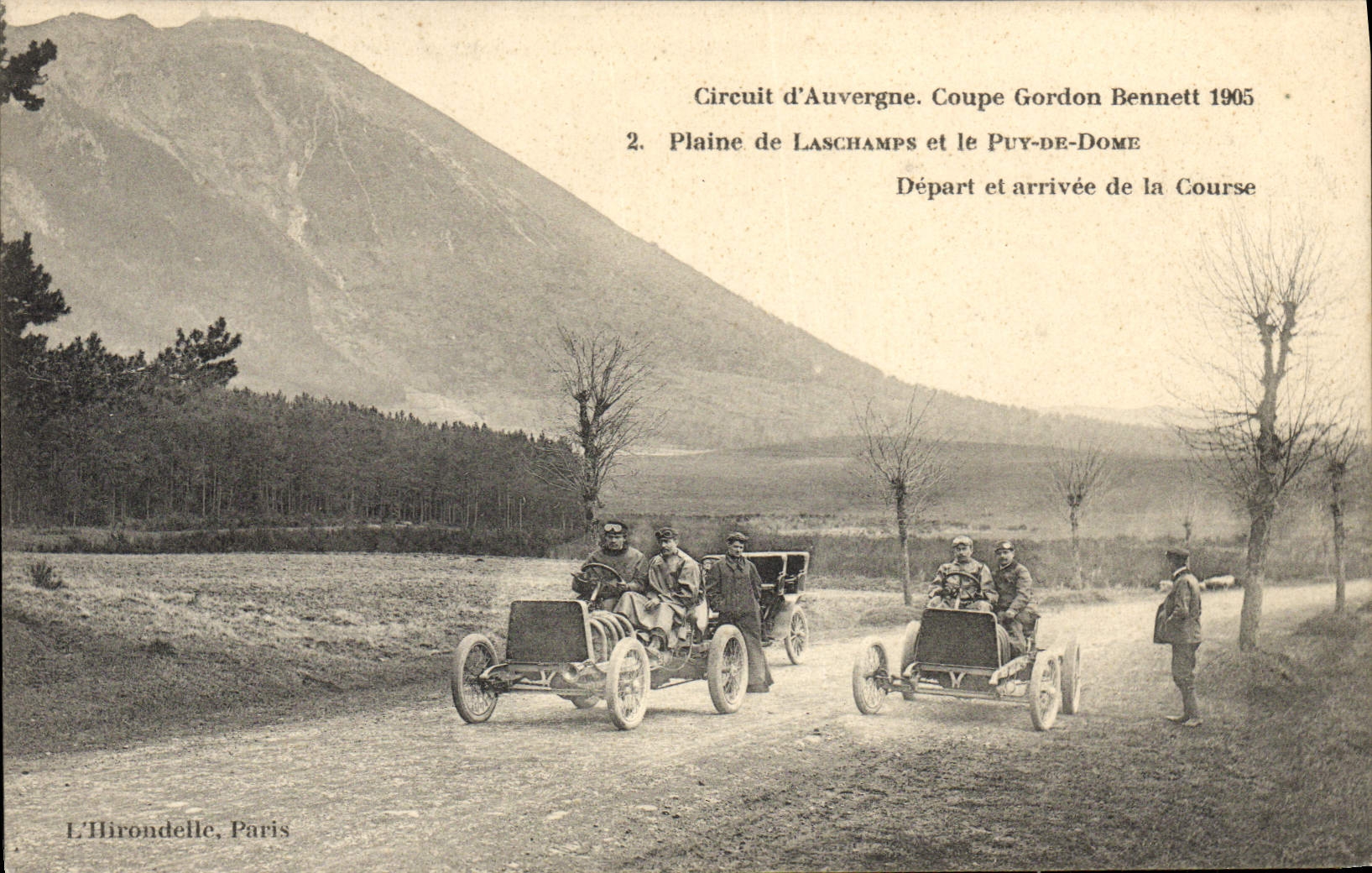 CPA Automobile CPA Automobile Coupe Gordon Bennett 5 juillet 1905 Circuit d'Auvergne Plaine de Laschamps