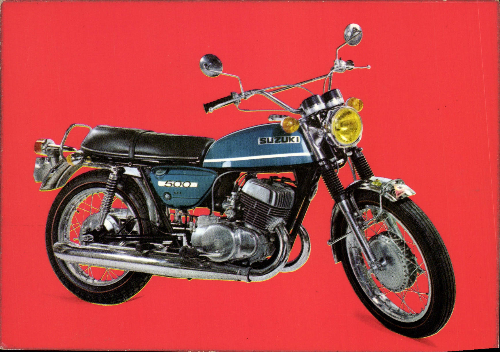 CPM Suzuki T 500 Victoire au Bol d'Or 1970