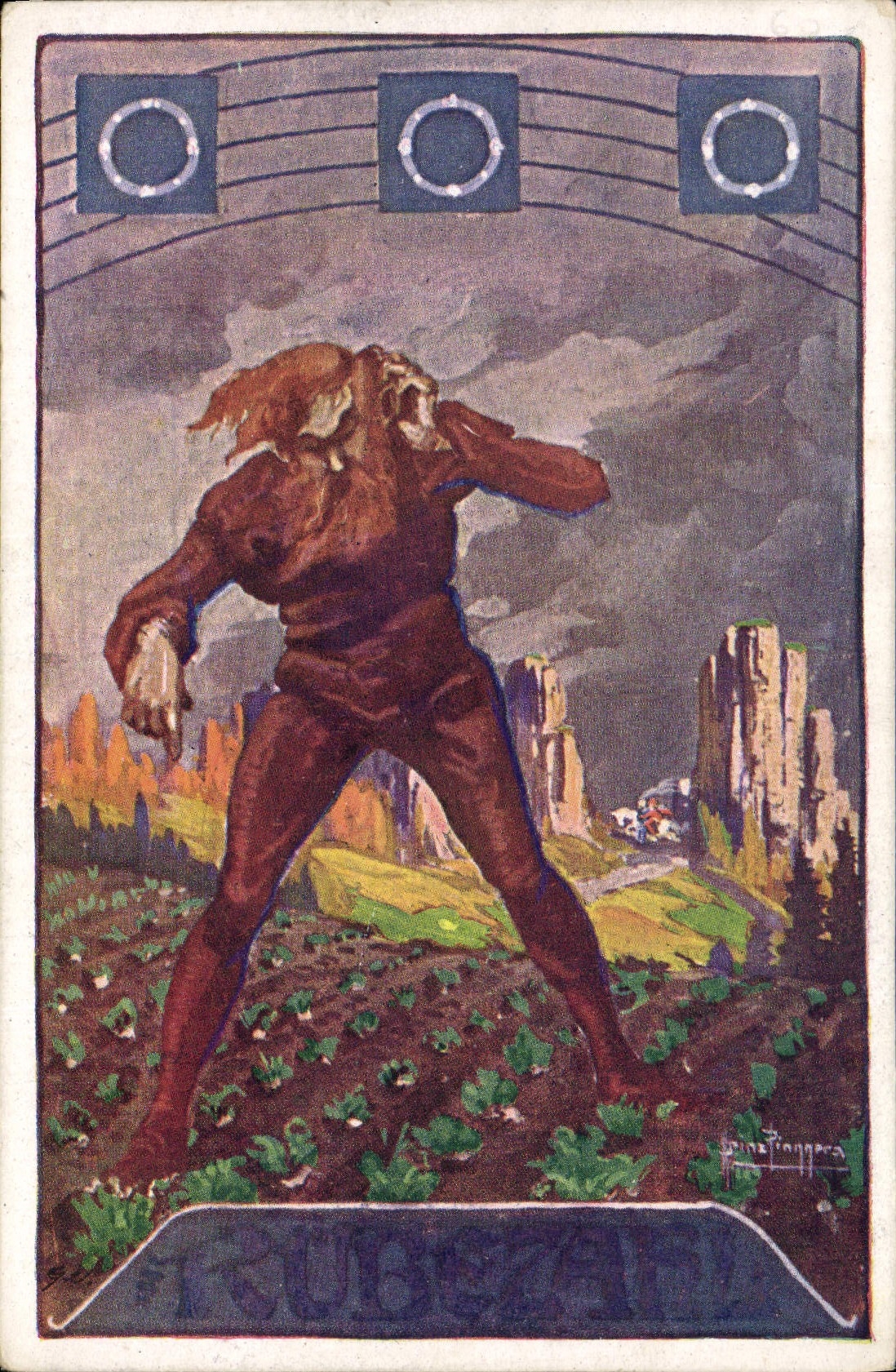 VINTAGE POSTCARD Illustrator Heinz Bingerra