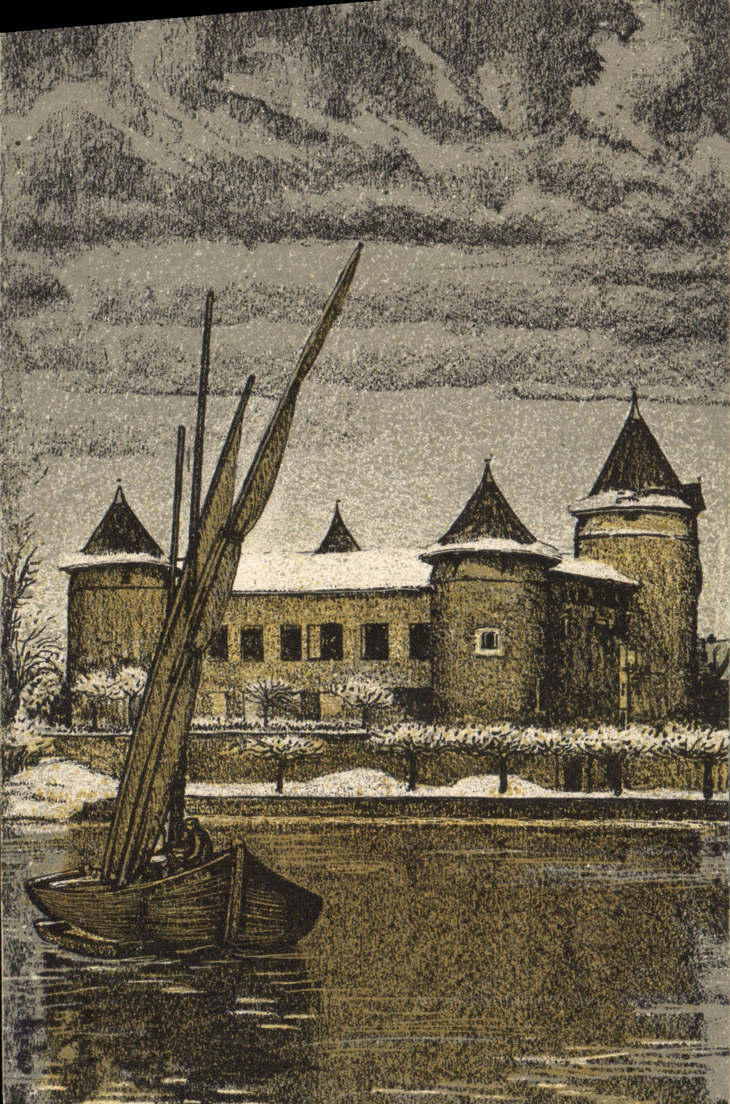 CPA Illustrateur Morges Chateau 