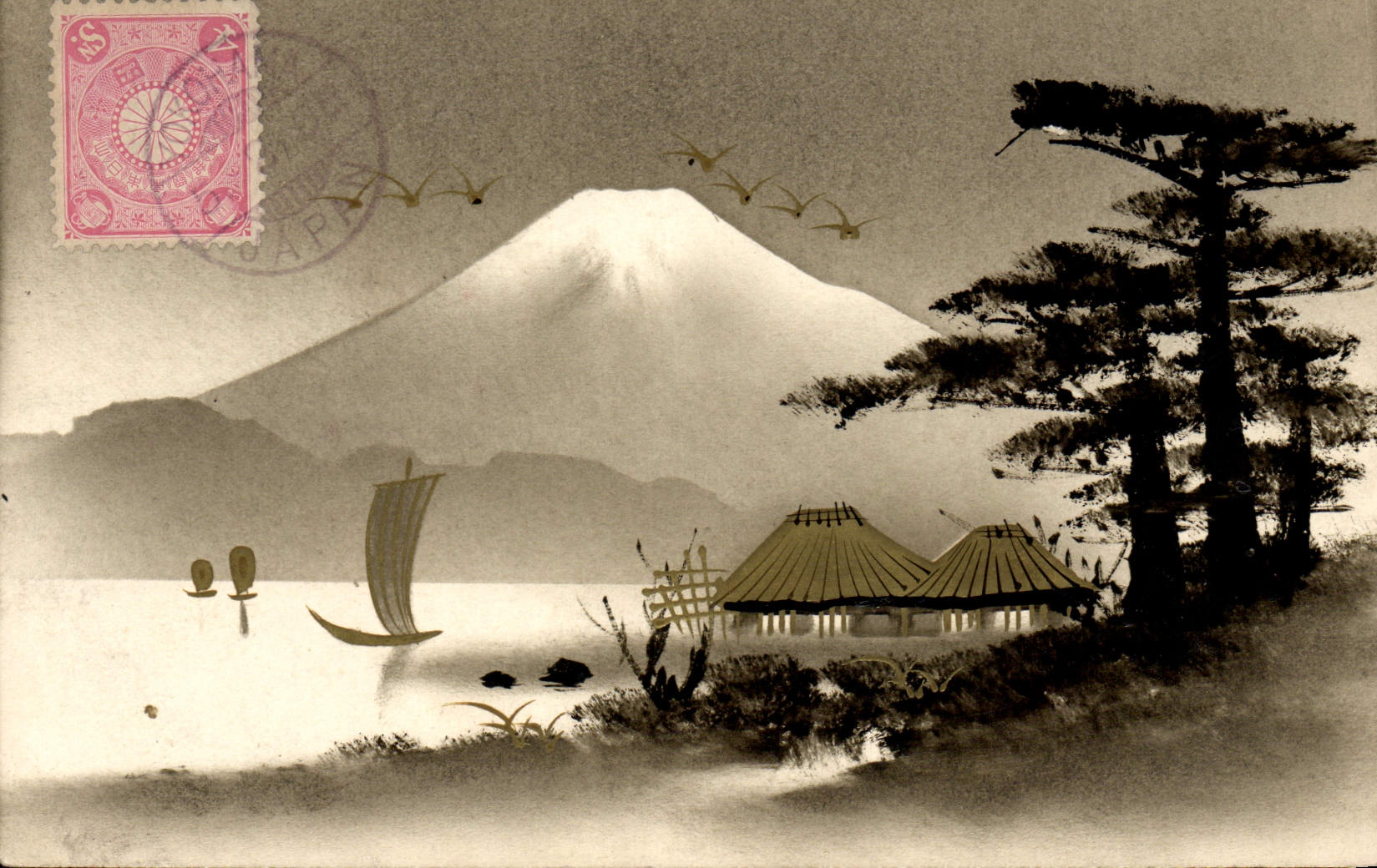 CPA Japon Nippon Barque