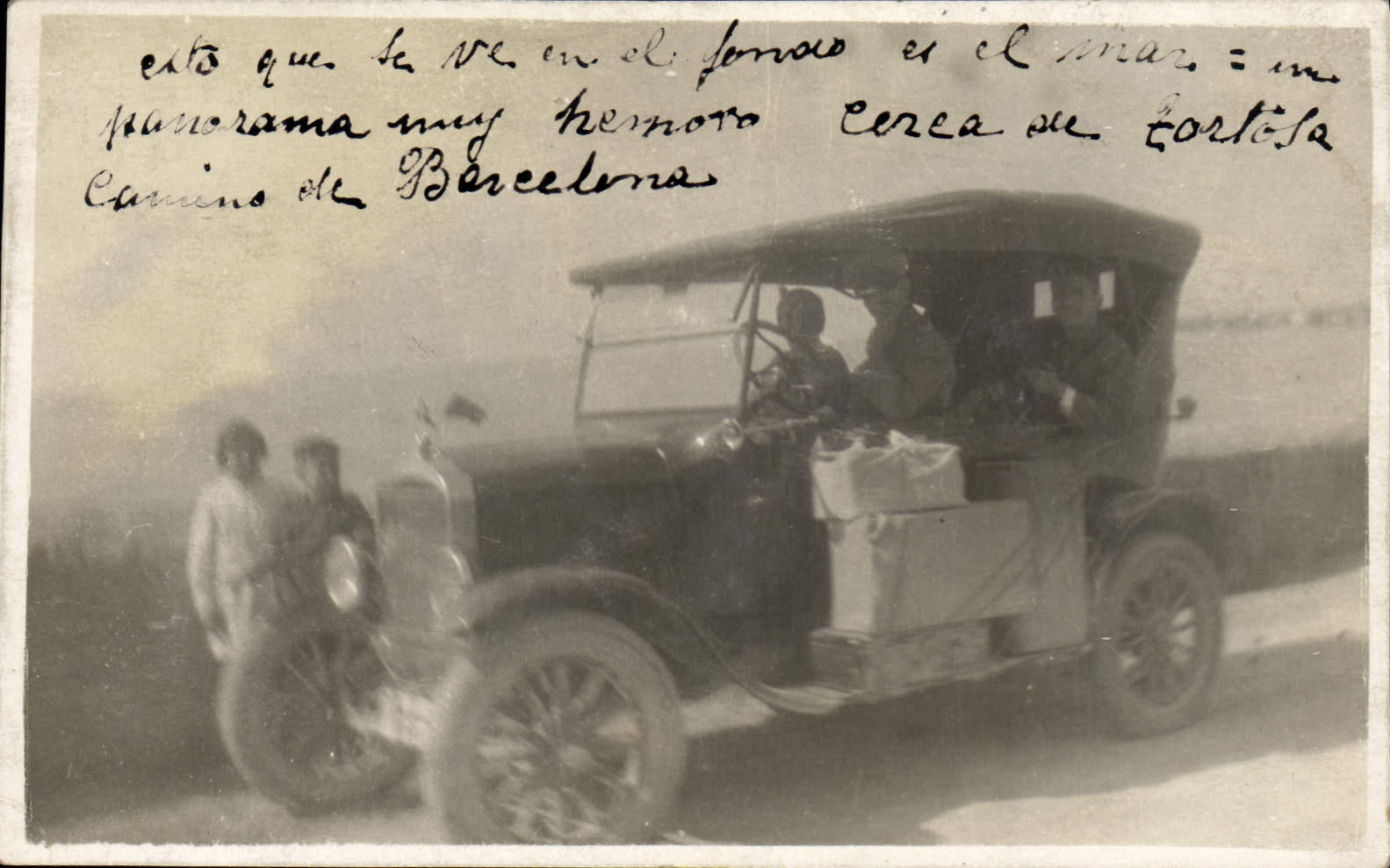 CARTE PHOTO Automobile Barcelona
