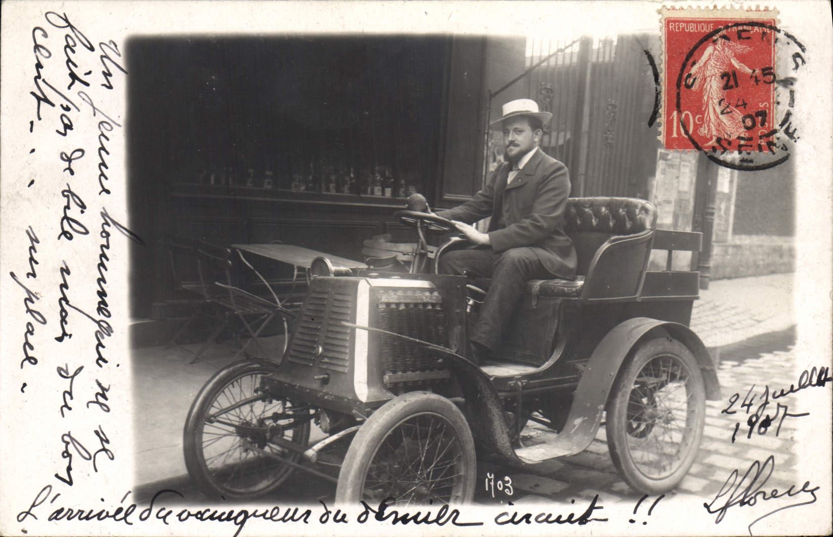 CARTE PHOTO Automobile Saint Denis