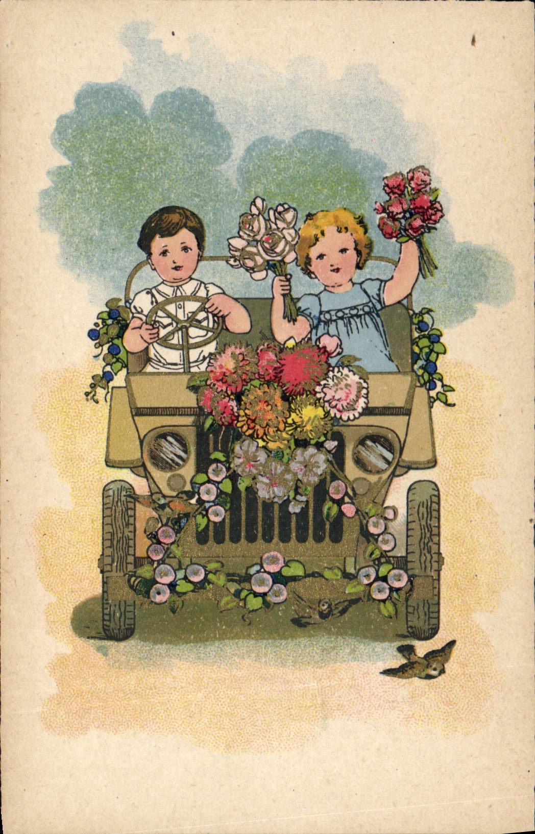 CPA Automobile Enfants
