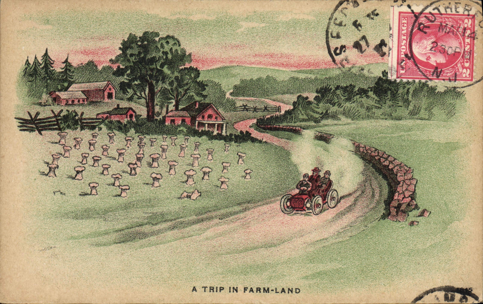 CPA Automobile A trip in Farm land 