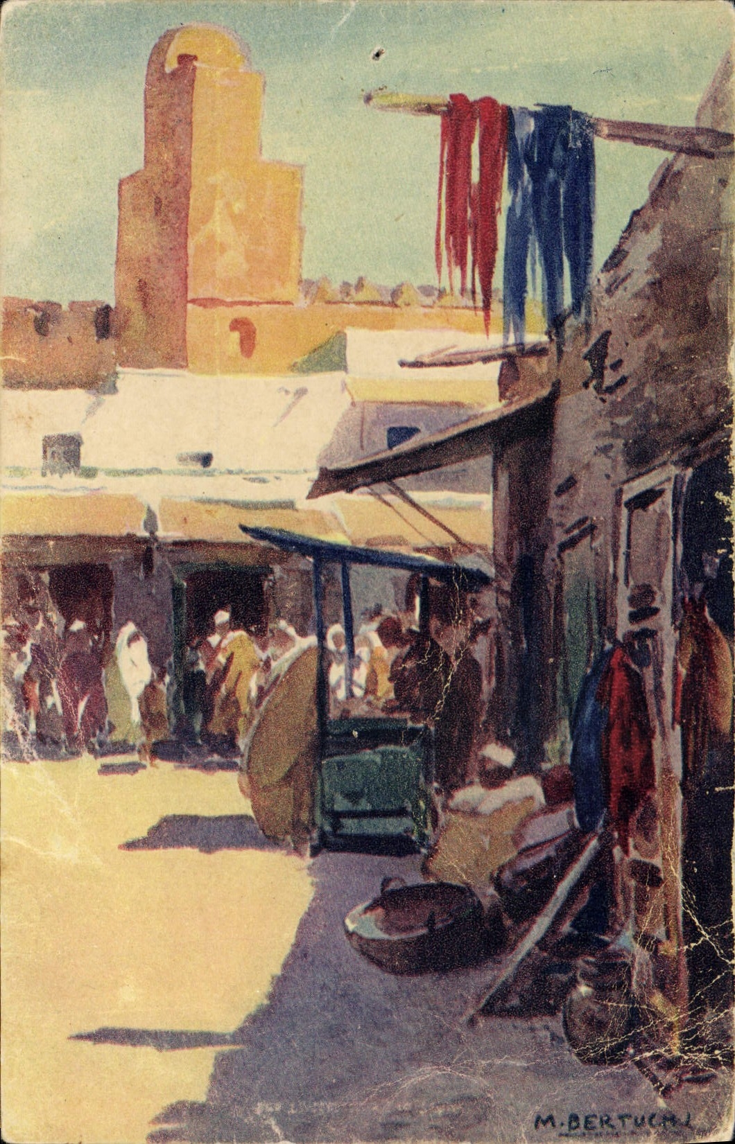 CPA Illustrateur Afrique du Nord