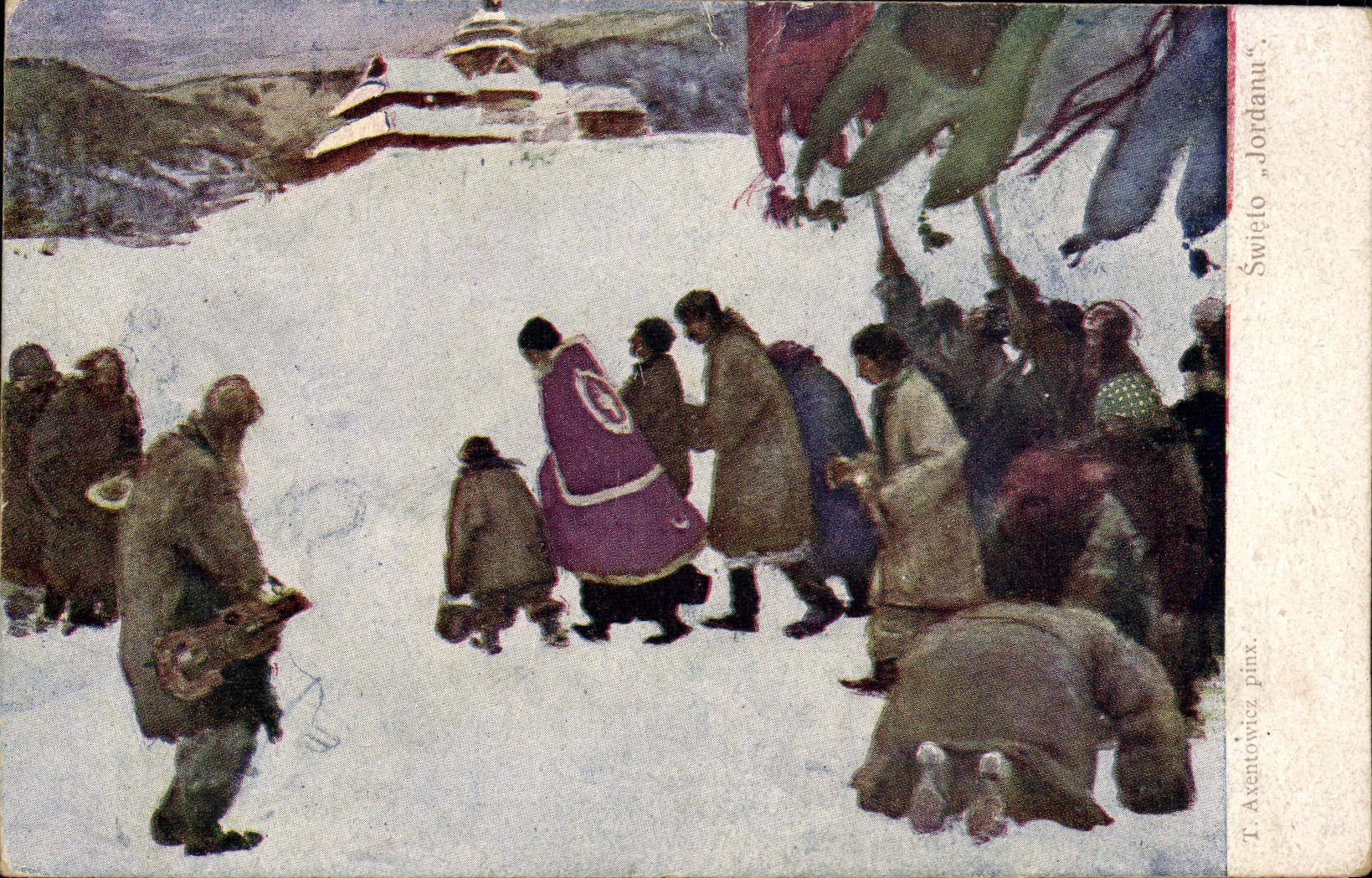 CPA Illustrateur Salon Warszawski